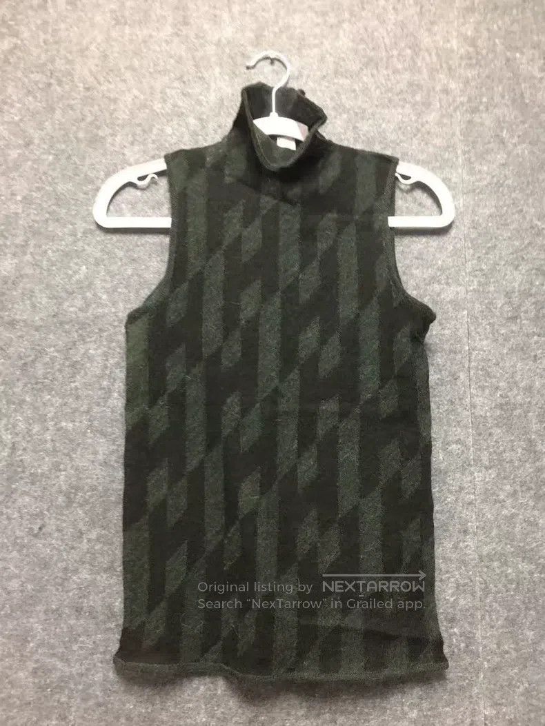 Hermes Hermes Gingham Pattern Sleeveless Knit Vest Size S / US 4 / IT 40 - 3 Thumbnail