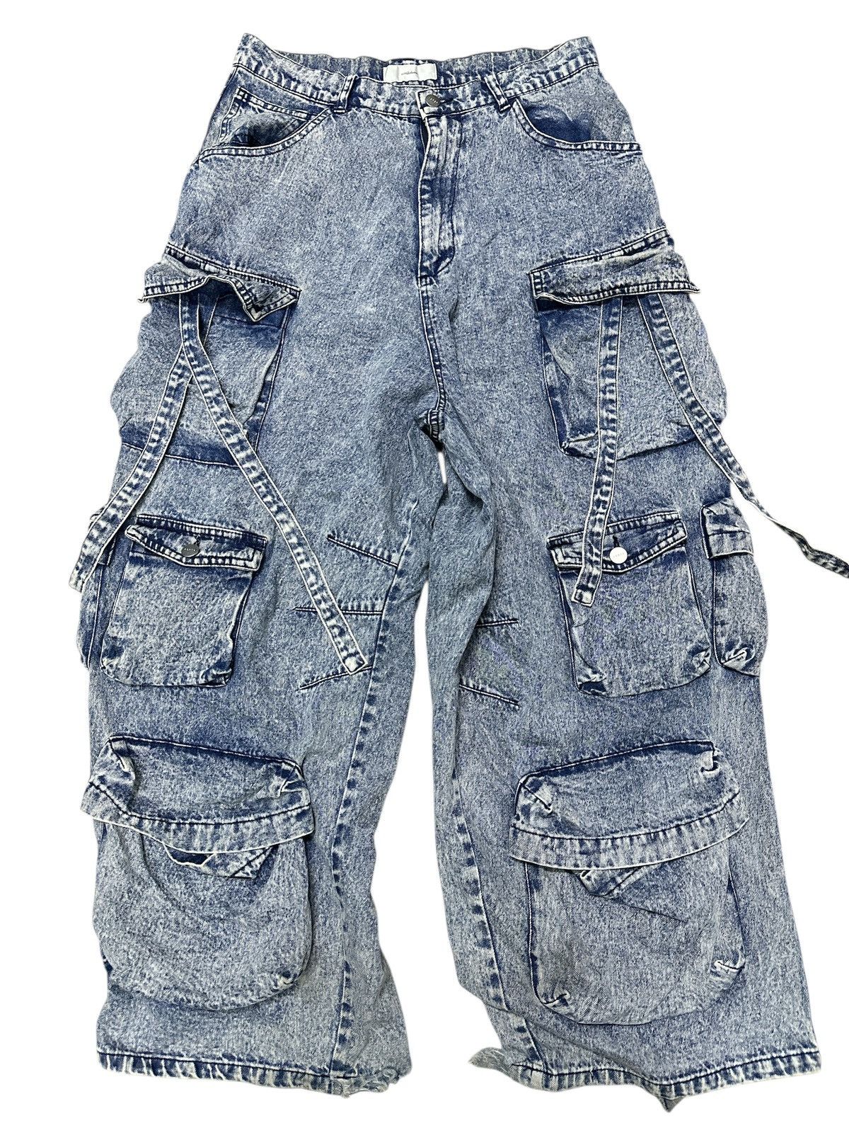 Kapital Six Pocket Baggy Arde Eror Denim Acid Wash . Size US 32 / EU 48 - 1 Thumbnail