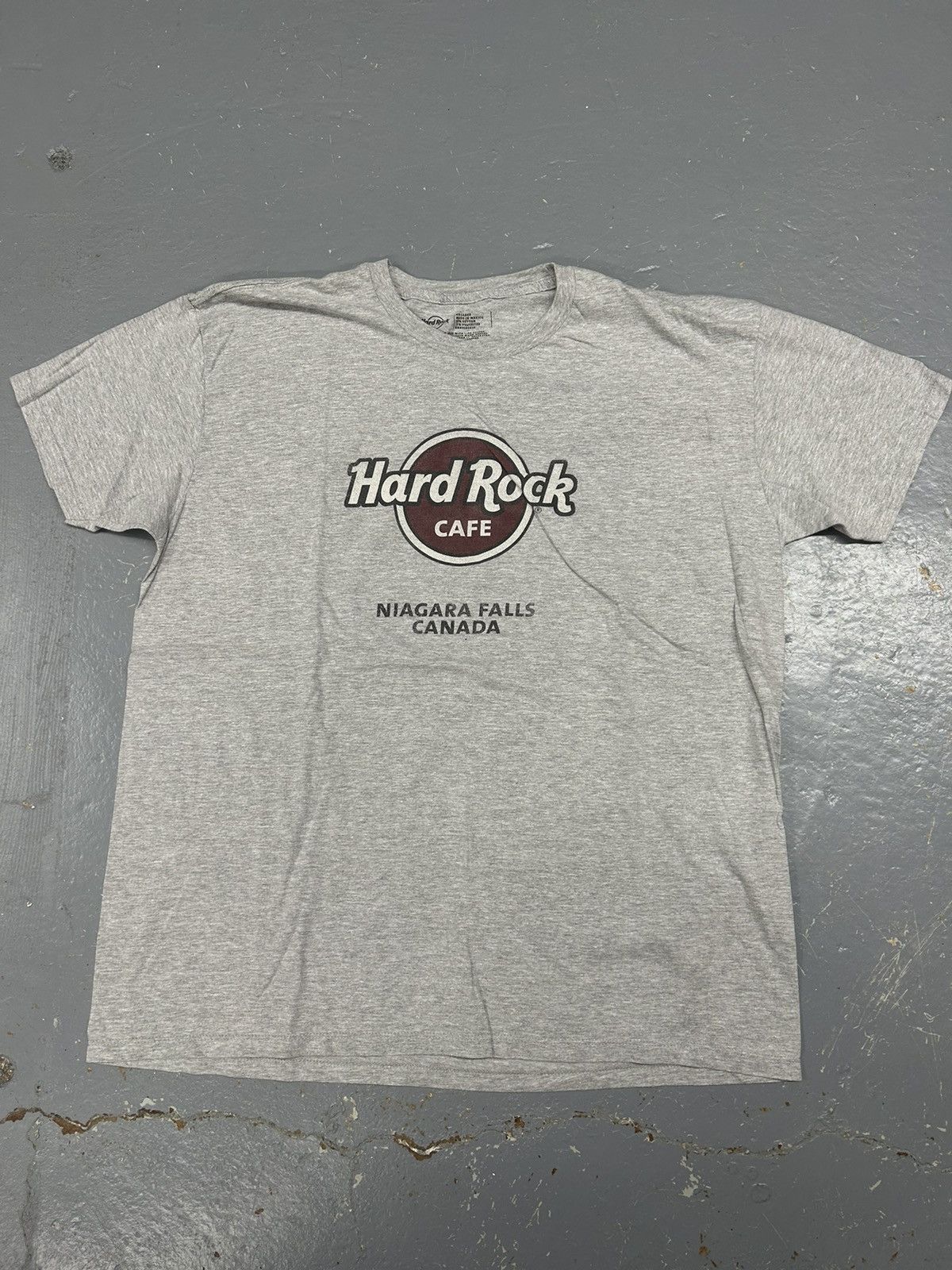 Hard Rock Cafe × Vintage Crazy Vintage Y2K Essential Grey Hard Rock Cafe Tee Shirt Size US XL / EU 56 / 4 - 1 Thumbnail