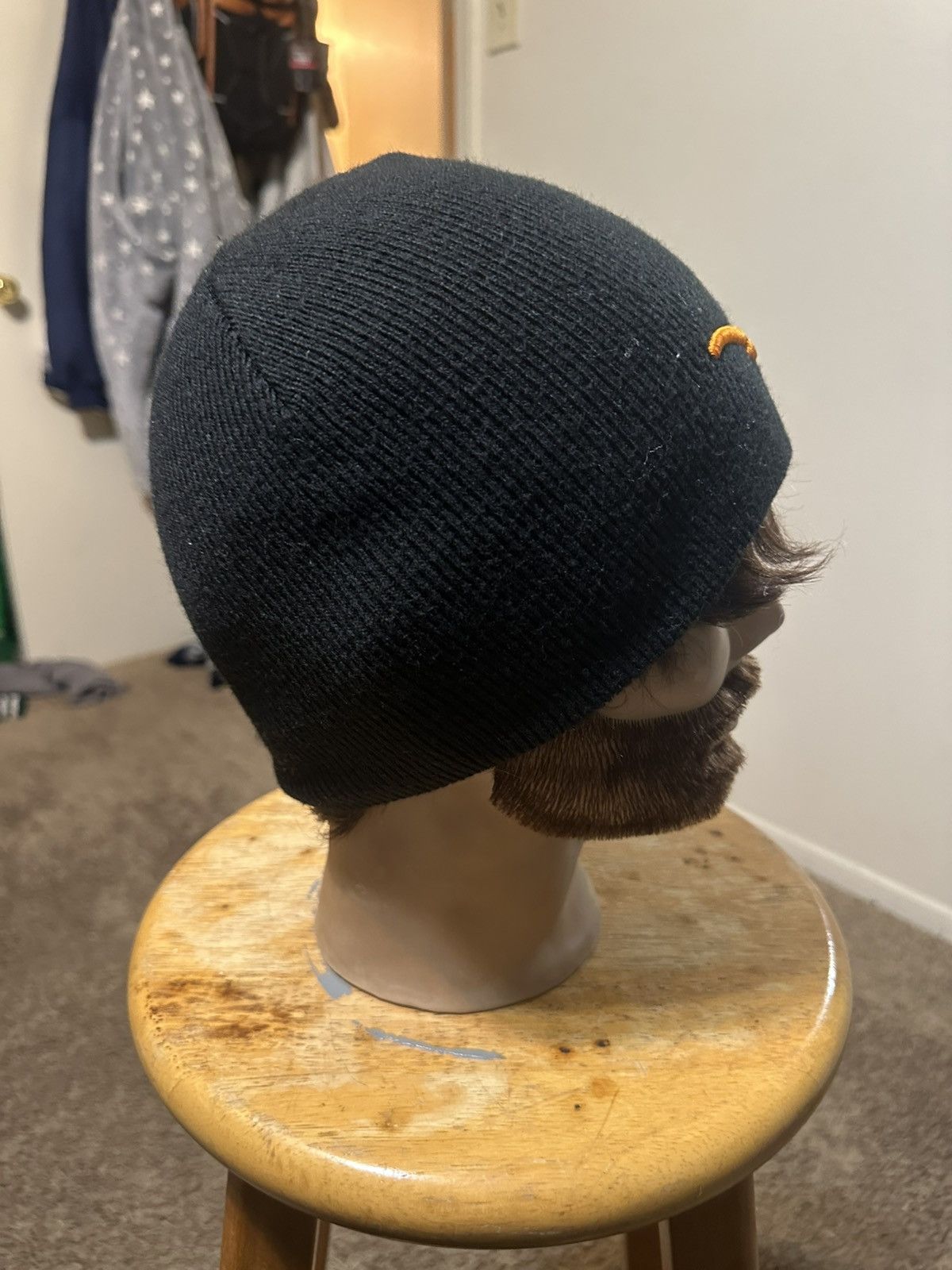 NCAA Vintage NCAA Texas Longhorns “triple black” beanie hat 90s Size ONE SIZE - 3 Thumbnail