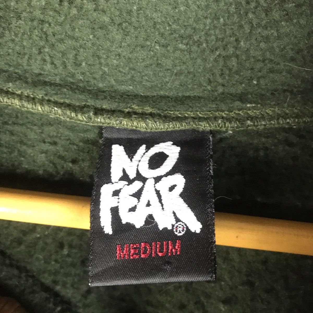 No Fear × Vintage 🔥Rare🔥Vintage 90’s No Fear Skate Sherpa Fleece Sweatshirt Size US M / EU 48-50 / 2 - 8 Thumbnail