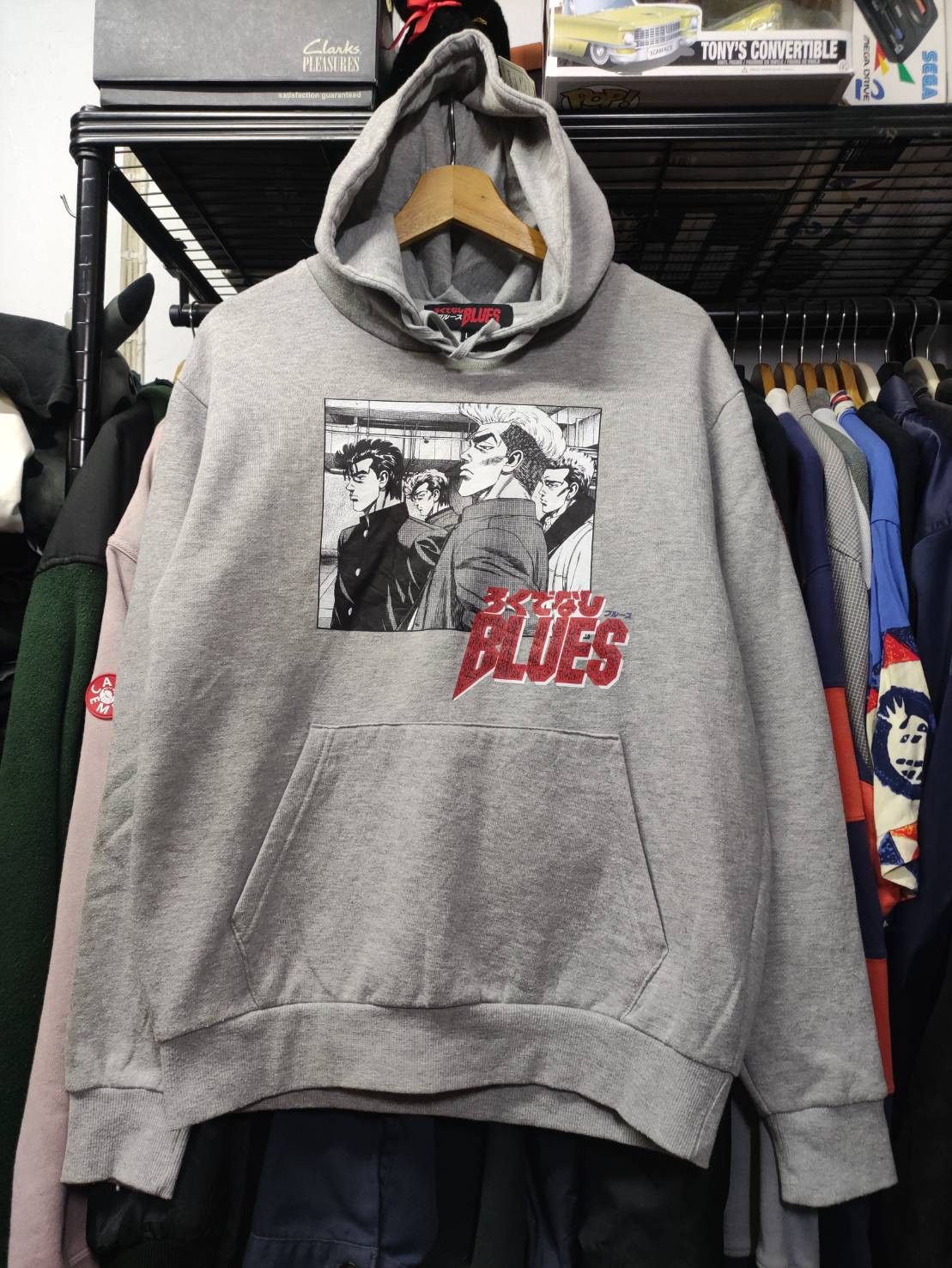 Anime Rare! Rokudenashi Blues " 4 King " Official Licensed Hoodie Size US L / EU 52-54 / 3 - 2 Thumbnail