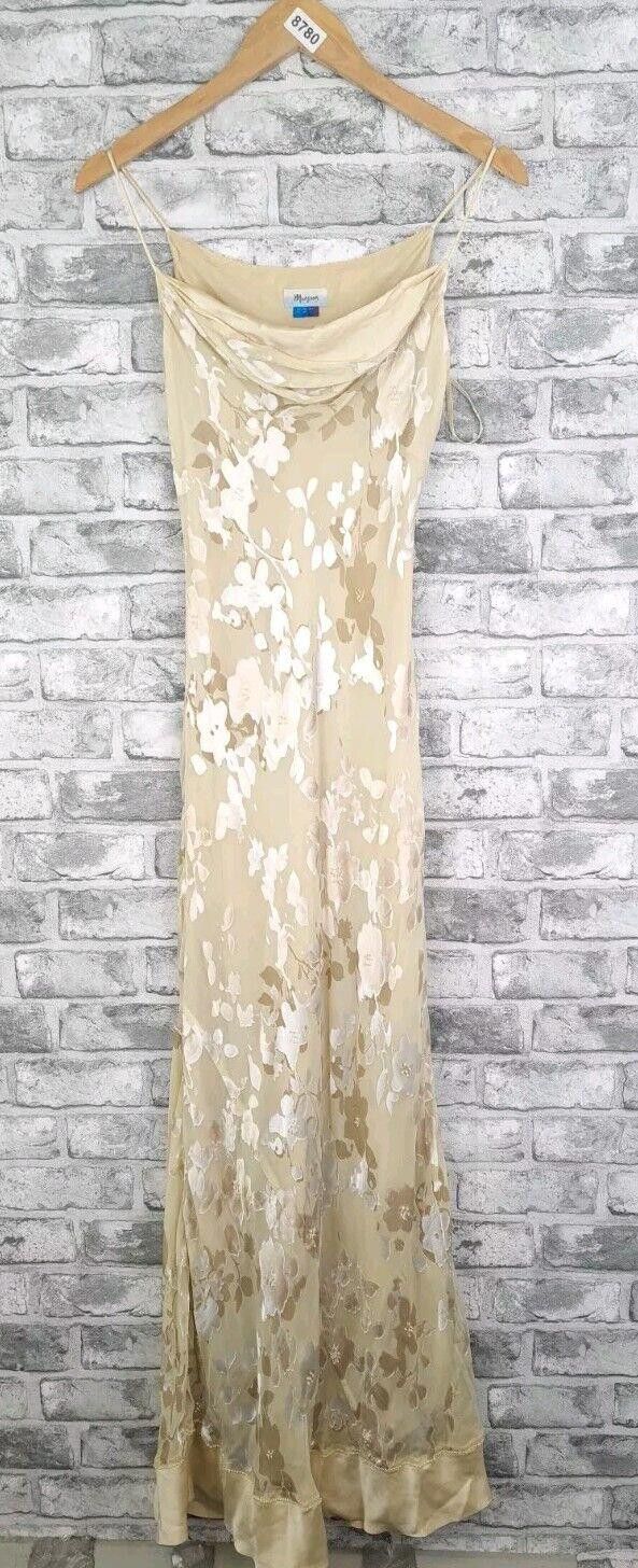 Designer Monsoon Dress Size 10 Devore Silk Vintage Y2k Size M / US 6-8 / IT 42-44 - 3 Thumbnail