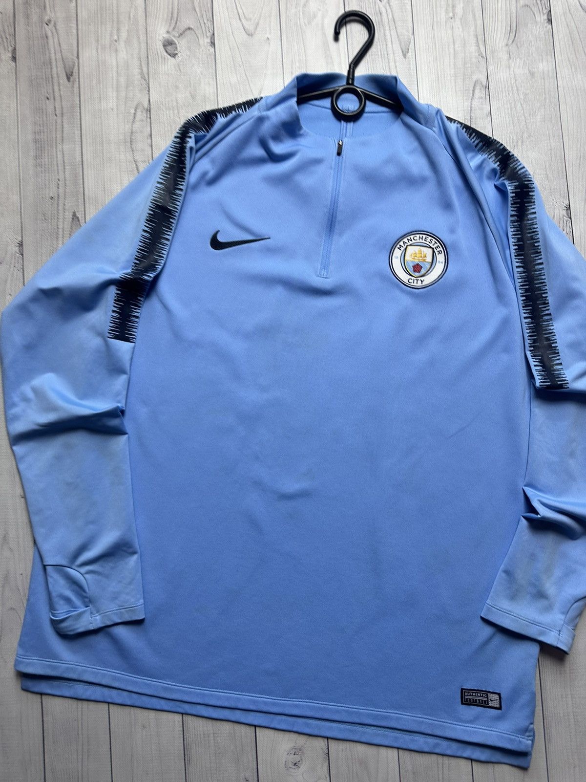 Nike × Vintage Vintage Manchester City soccer sweatshirt training Nike Size US XXL / EU 58 / 5 - 2 Thumbnail