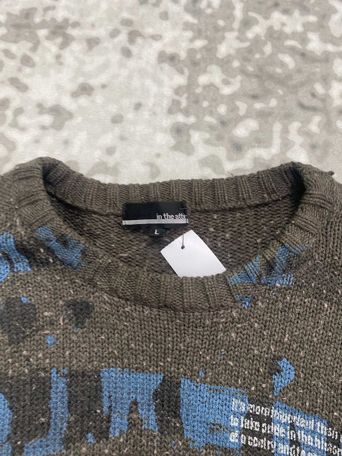 In The Attic 2000s IN THE ATTIC KNITWEAR SWEATER PUNK GRUNGE Size US L / EU 52-54 / 3 - 5 Thumbnail