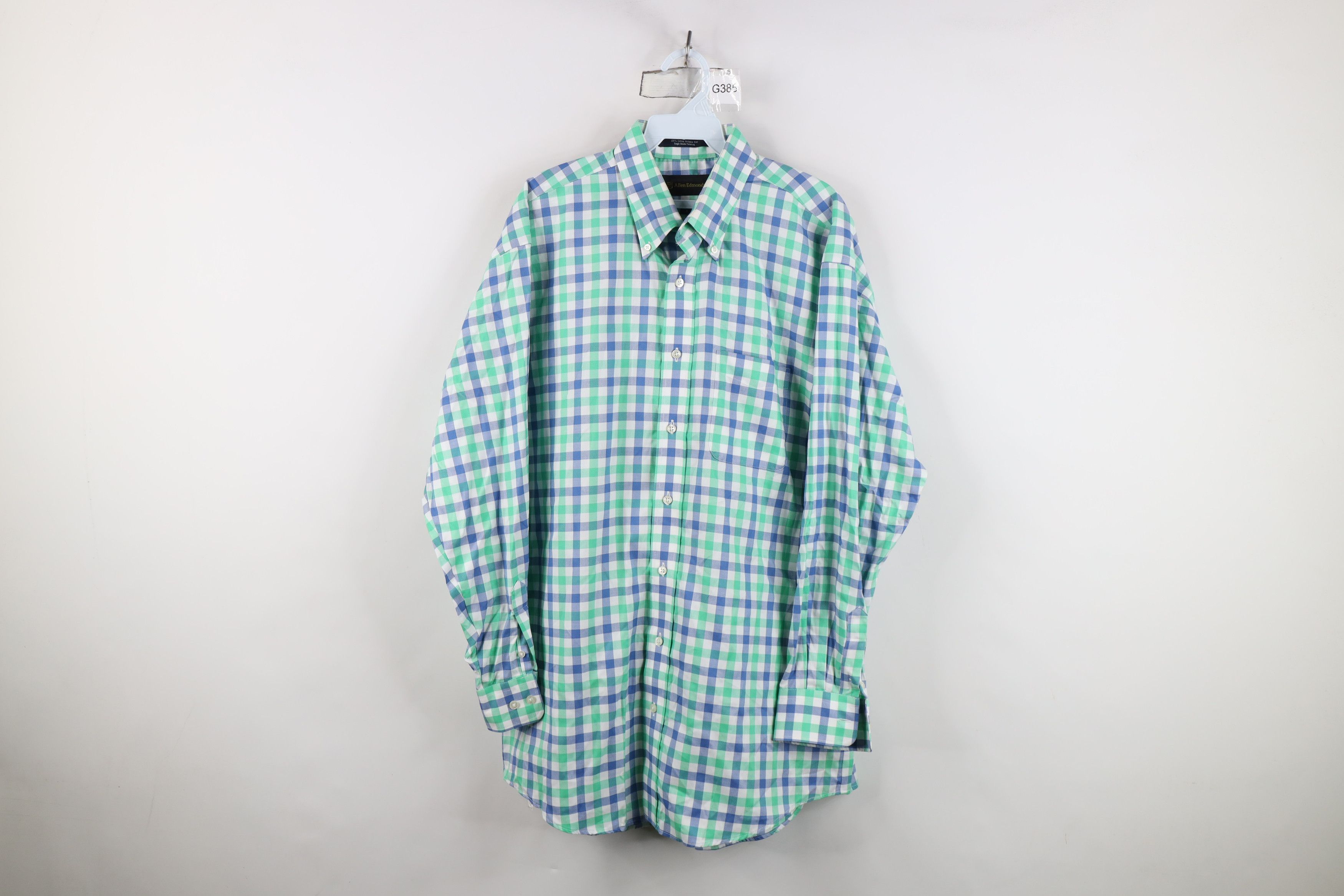 Allen Edmonds Allen Edmonds Free Single Needle Tailored Button Down Shirt Size US L / EU 52-54 / 3 - 1 Thumbnail