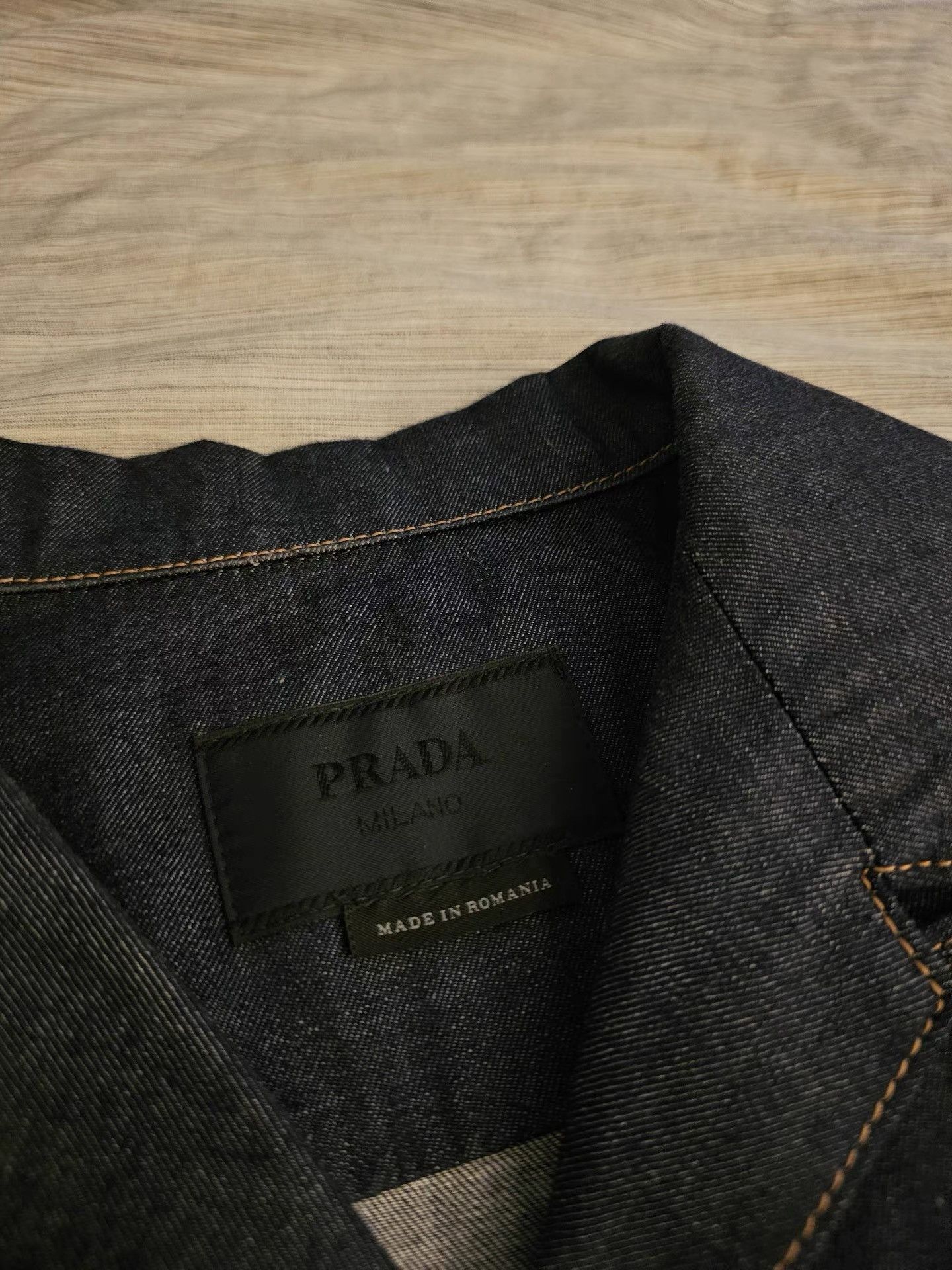 Prada Prada 25FW Men's New Denim Short-Sleeve Shirt K30 Size US XL / EU 56 / 4 - 3 Thumbnail