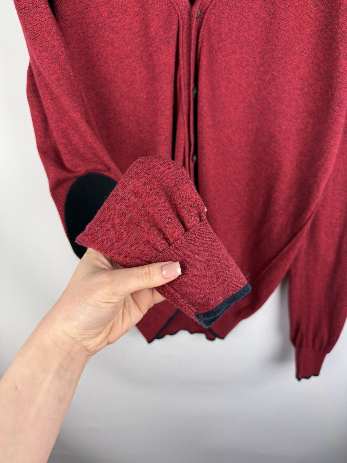 Maison Margiela Maison Margiela Button Front Elbow Patches Cardigan Sweater Size US XL / EU 56 / 4 - 13 Thumbnail