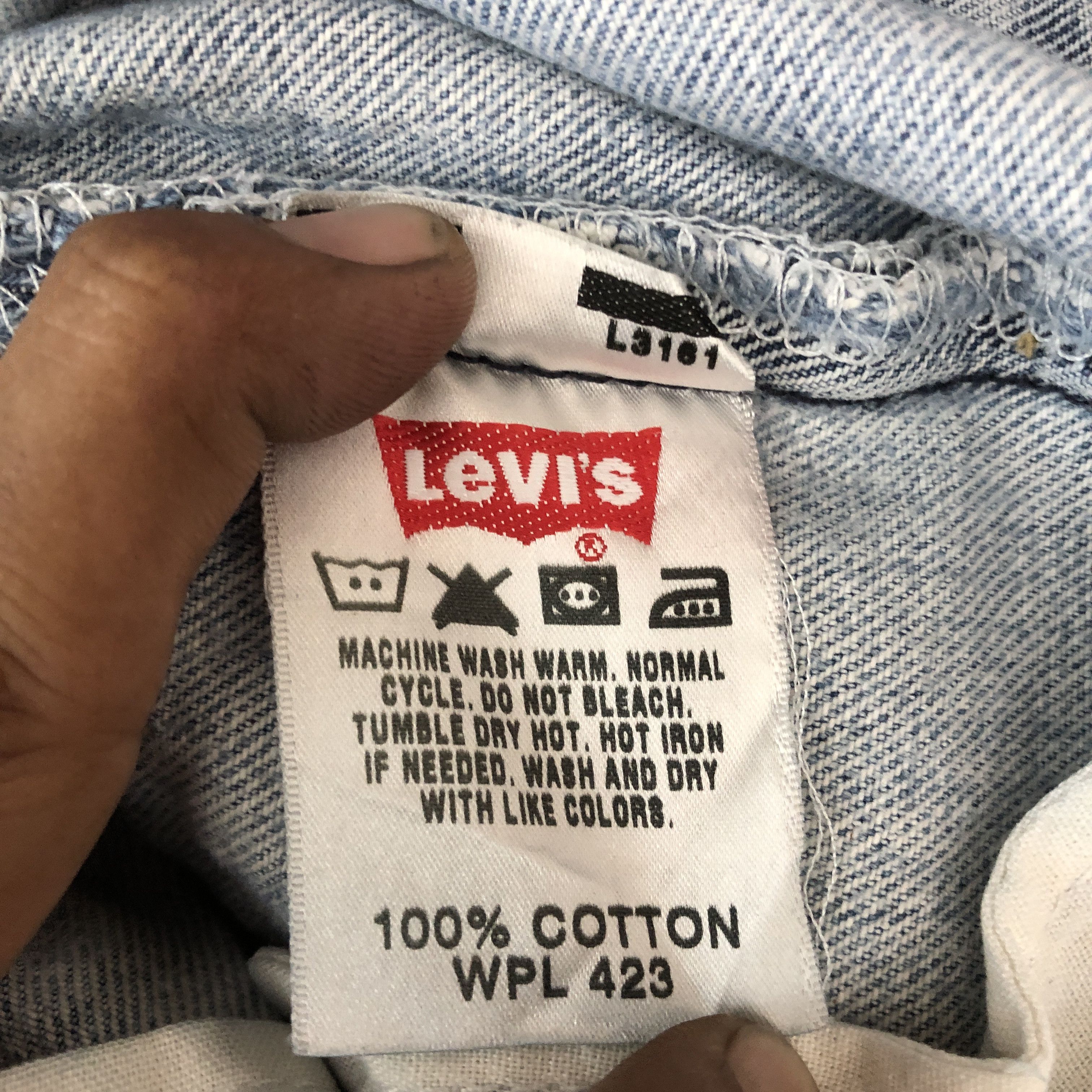 Levi's Y2K Levis 501 Distressed Jeans Levi's Faded Light Wash Denim Size US 36 / EU 52 - 9 Thumbnail