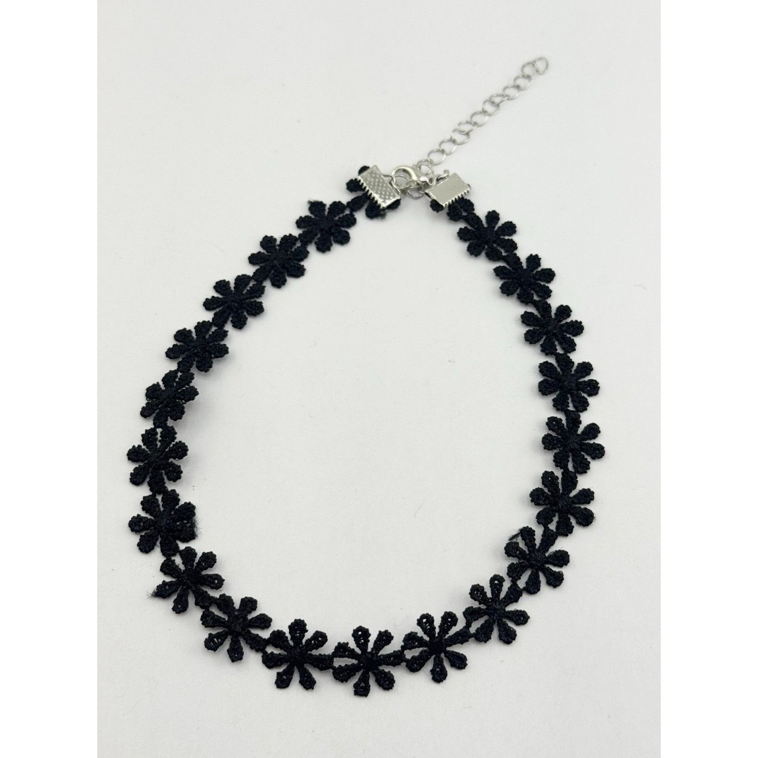 Vintage Vintage black lace flower choker necklace | Grailed