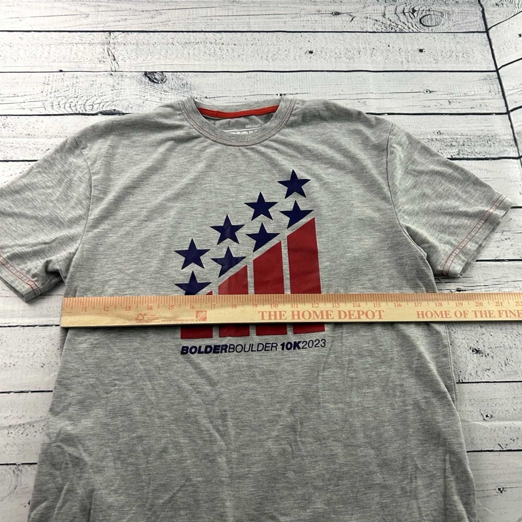 Vintage Bolder Boulder 2023 10k Short Sleeve T Shirt Men's M Gray Size US M / EU 48-50 / 2 - 4 Thumbnail