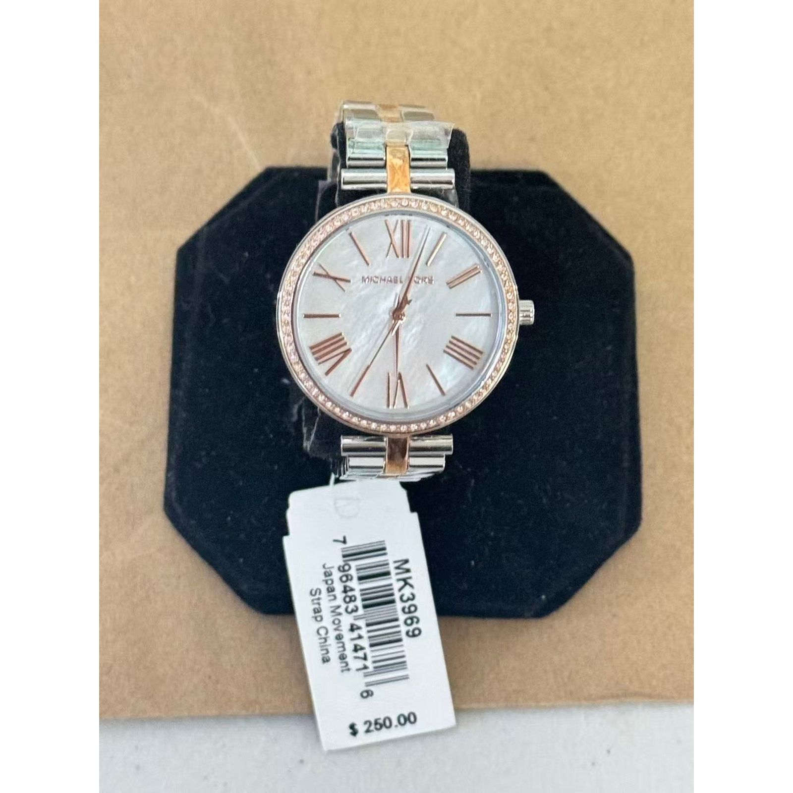 Michael Kors Michael Kors Maci MK3969 Women's Silver–Gold Tone Watch Size 34 - 4 Thumbnail