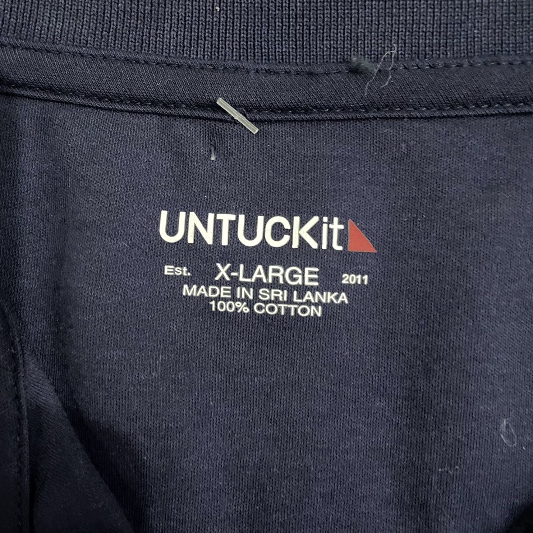 UNTUCKit UNTUCKit Polo Shirt Men XL Blue Cotton 100% Casual Dress Shirt Size US XL / EU 56 / 4 - 4 Thumbnail