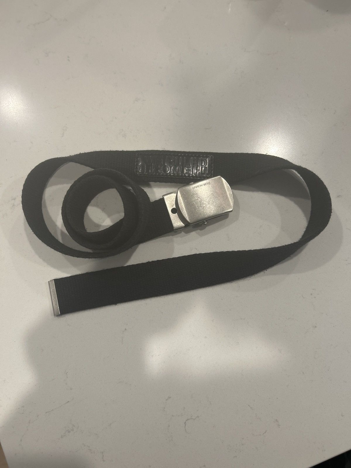 Dior Dior Homme SS05 “beck” d-point belt by Hedi Slimane | Grailed
