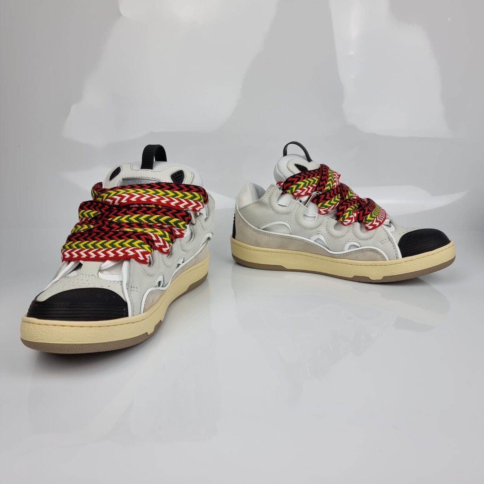 Lanvin Lanvin Men's Curb White Sneakers New Size US 6 / EU 39 - 4 Thumbnail