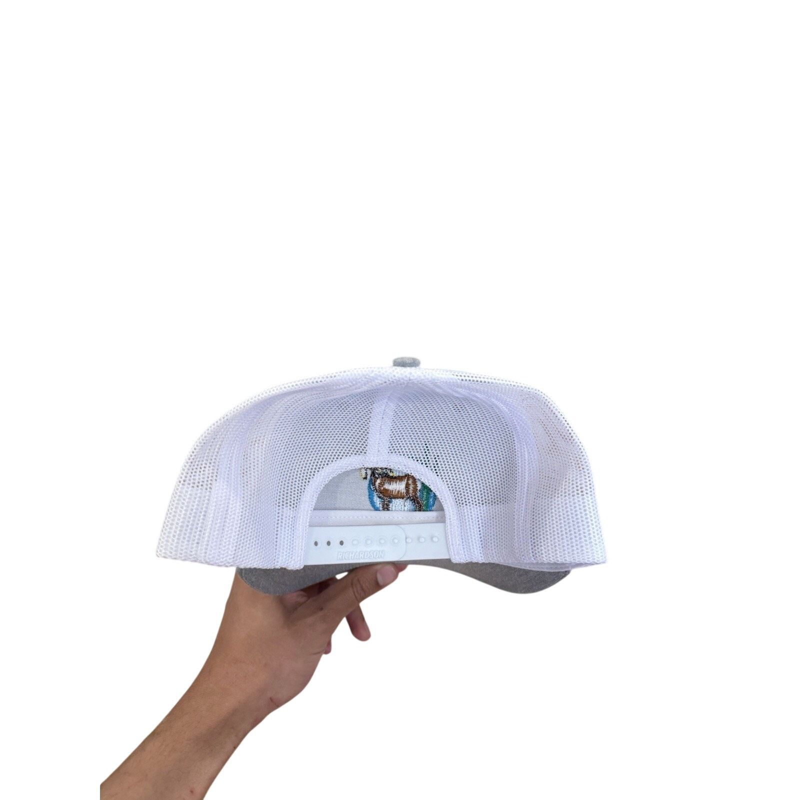 Richardson Richardson 112 Trucker Hat Ram Desert Cactus Snapback Gray Size ONE SIZE - 3 Thumbnail