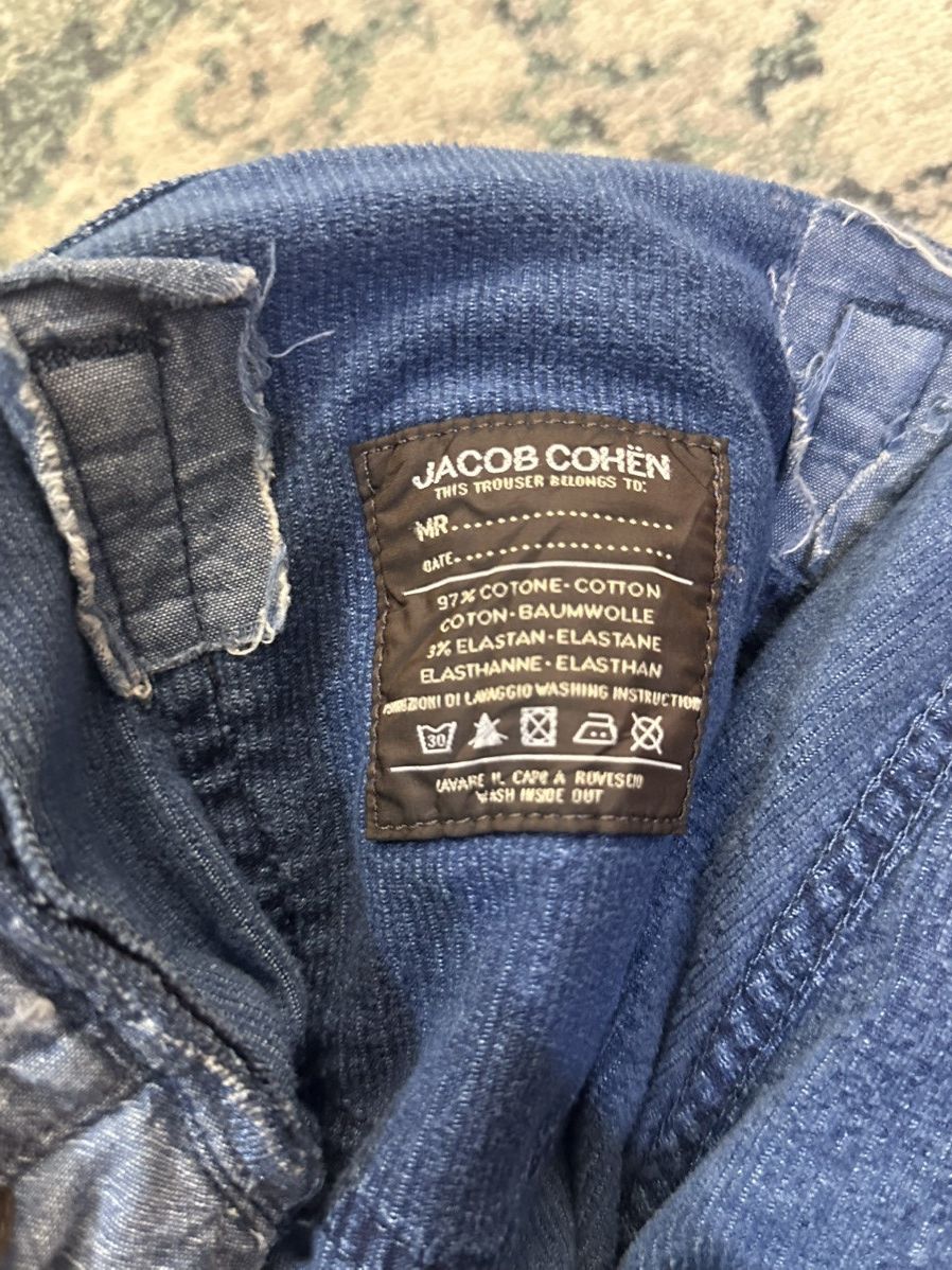 Jacob Cohen Jacob Cohen J622 Comfort Stretch Corduroy Pant (Handmade) Size US 31 - 16 Thumbnail