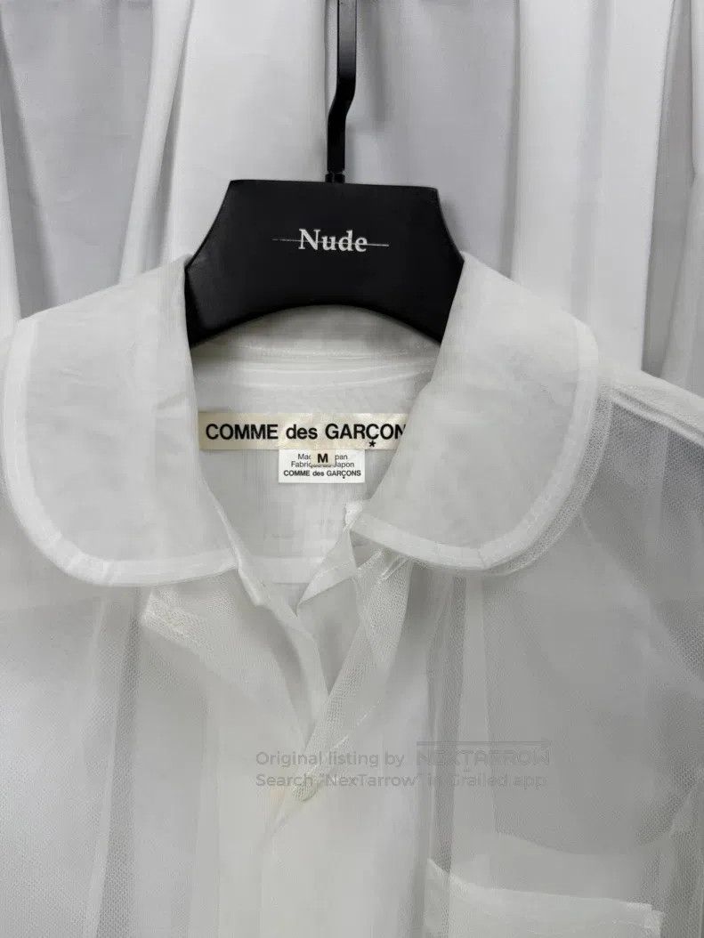 Comme des Garcons Comme Des Garcons Triple sheer blouse with structured back Size M / US 6-8 / IT 42-44 - 6 Thumbnail