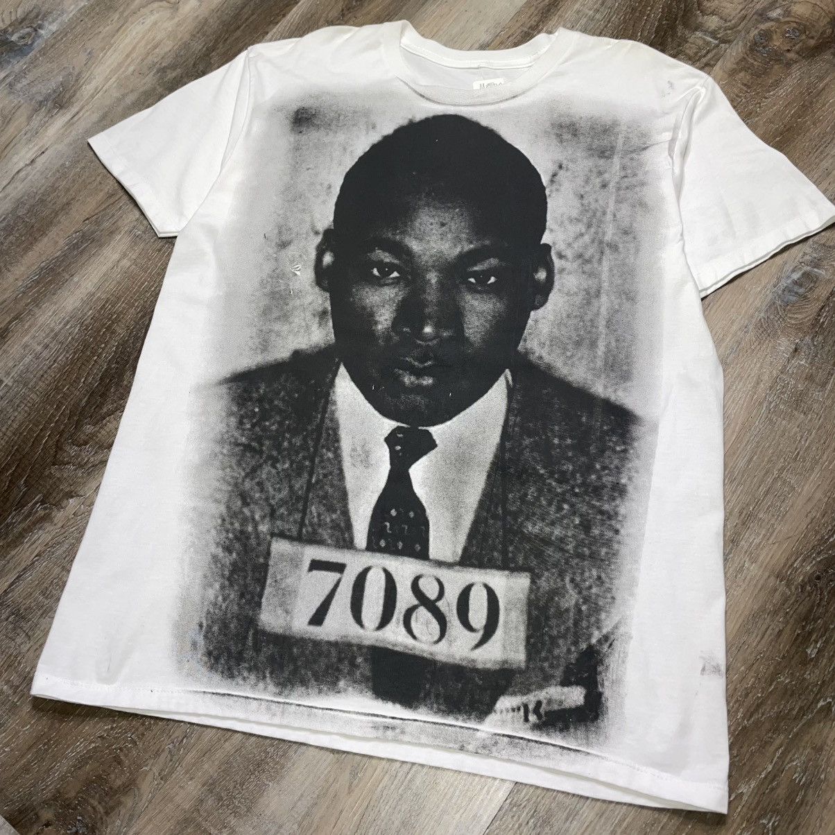 Vintage Martin Luther King Jr Vintage Tee Shirt Men Large MLK Y2K Size US L / EU 52-54 / 3 - 3 Thumbnail