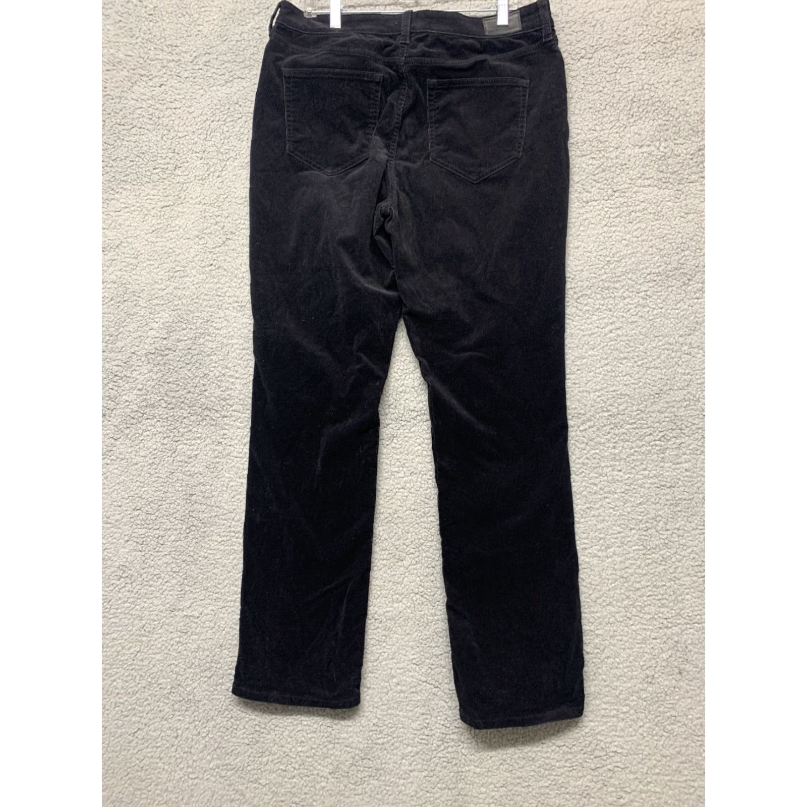 Lands' End Lands' End Womens Black Corduroy Pants 14 Mid Rise Straight 35 x 32 | Black, Corduroy, Pants, Lands' End, Classic, Regular, Women Size 36" / US 14 / IT 50 - 6 Thumbnail