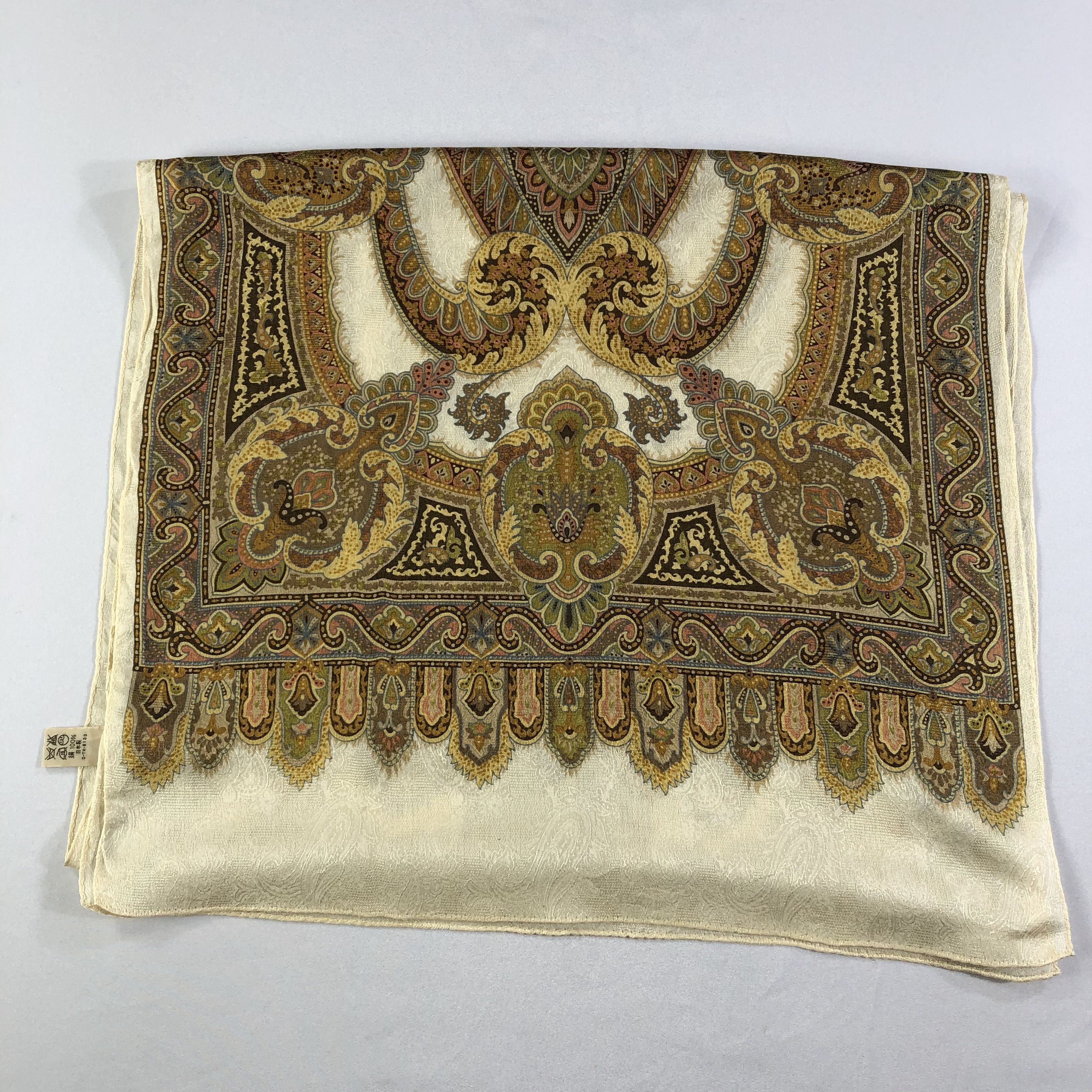 Vintage Vintage Topkapi Silk Scarf Size ONE SIZE - 3 Thumbnail