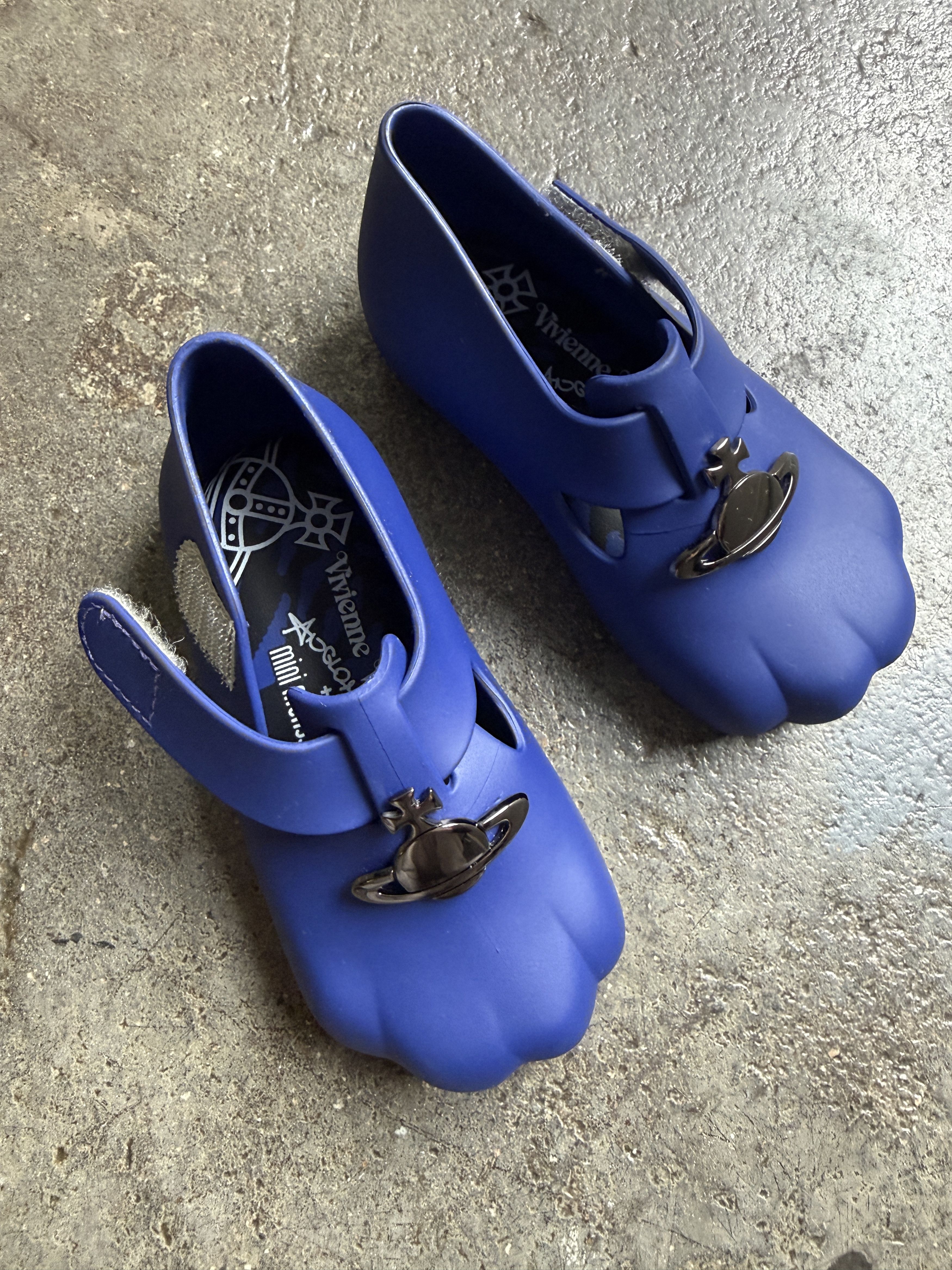 Vivienne Westwood 1/1 Sample Adjustable Melissa Kid Shoe w/ Metal orb Size US 6 / EU 39 - 5 Thumbnail