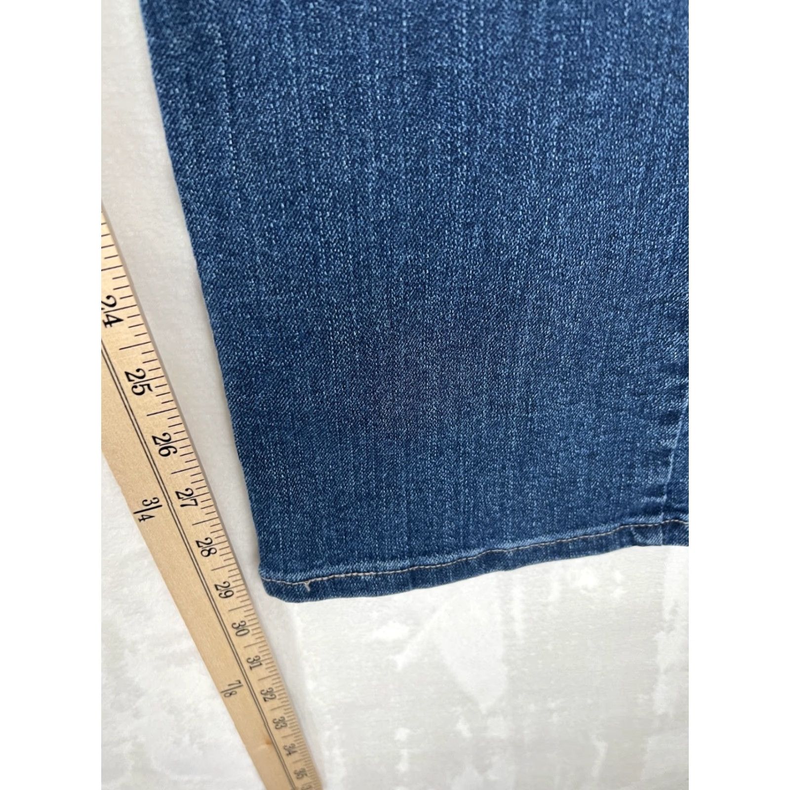Wrangler Vintage Wrangler Jeans Womens Size 8 Boot Cut Stretch Blue Denim Mid Rise Y2K Size 30" / US 8 / IT 44 - 4 Thumbnail