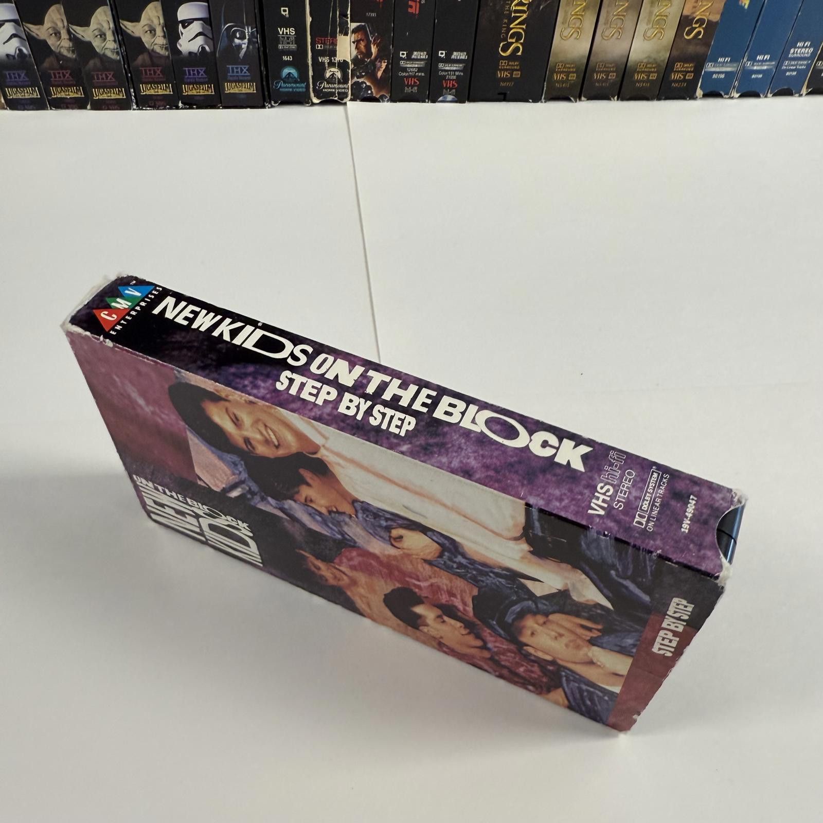 Designer New Kids on the Block Step by Step VHS RARE Original 1990 Size ONE SIZE - 7 Thumbnail
