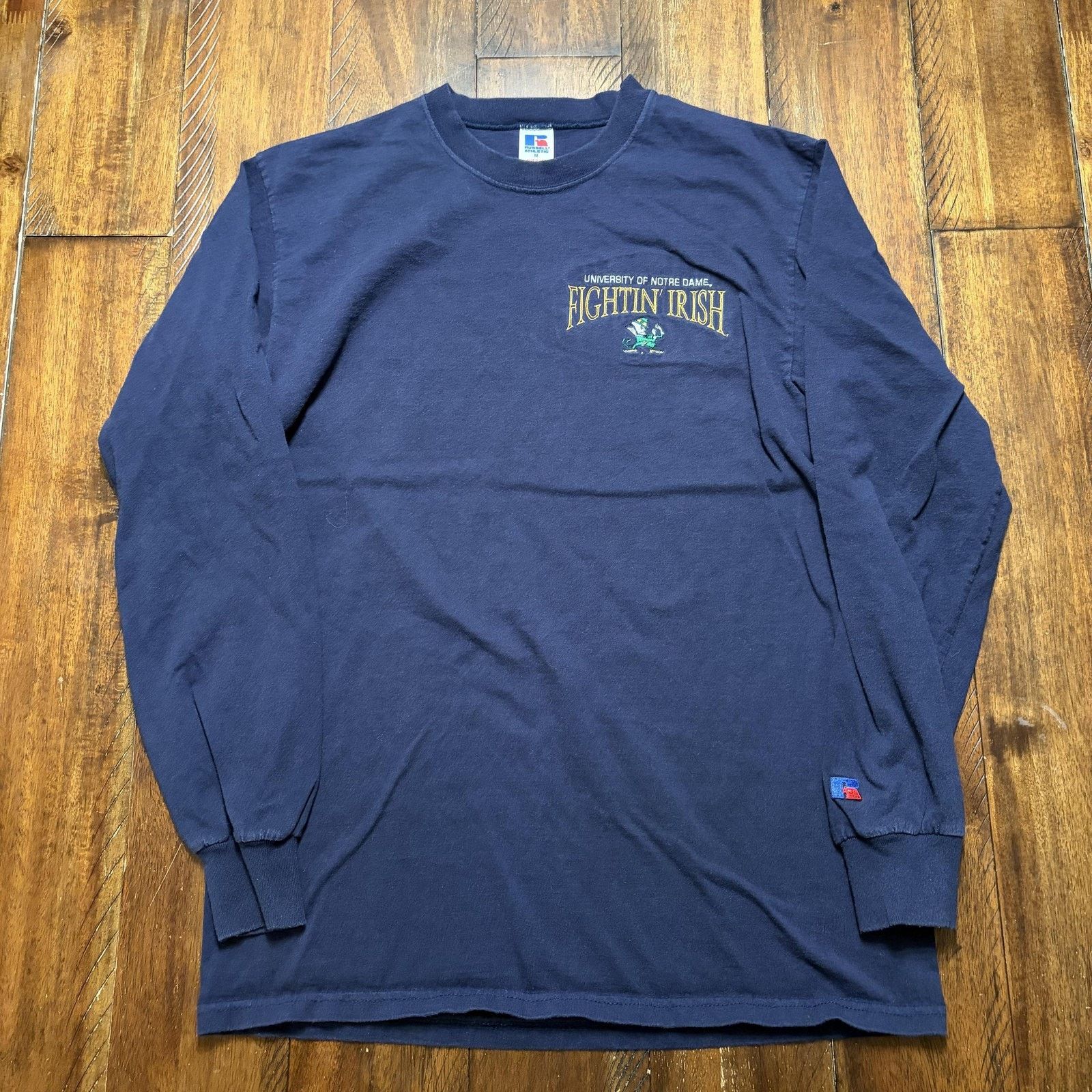 Russell Athletic Vtg Notre Dame Fighting Irish Shirt Mens M Russell Athletic Size US M / EU 48-50 / 2 - 2 Thumbnail