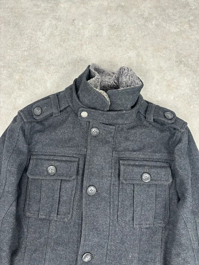 Dolce & Gabbana AW2010 Dolce & Gabbana Charcoal Wool Multi-Pocket Coat Size US M / EU 48-50 / 2 - 5 Thumbnail