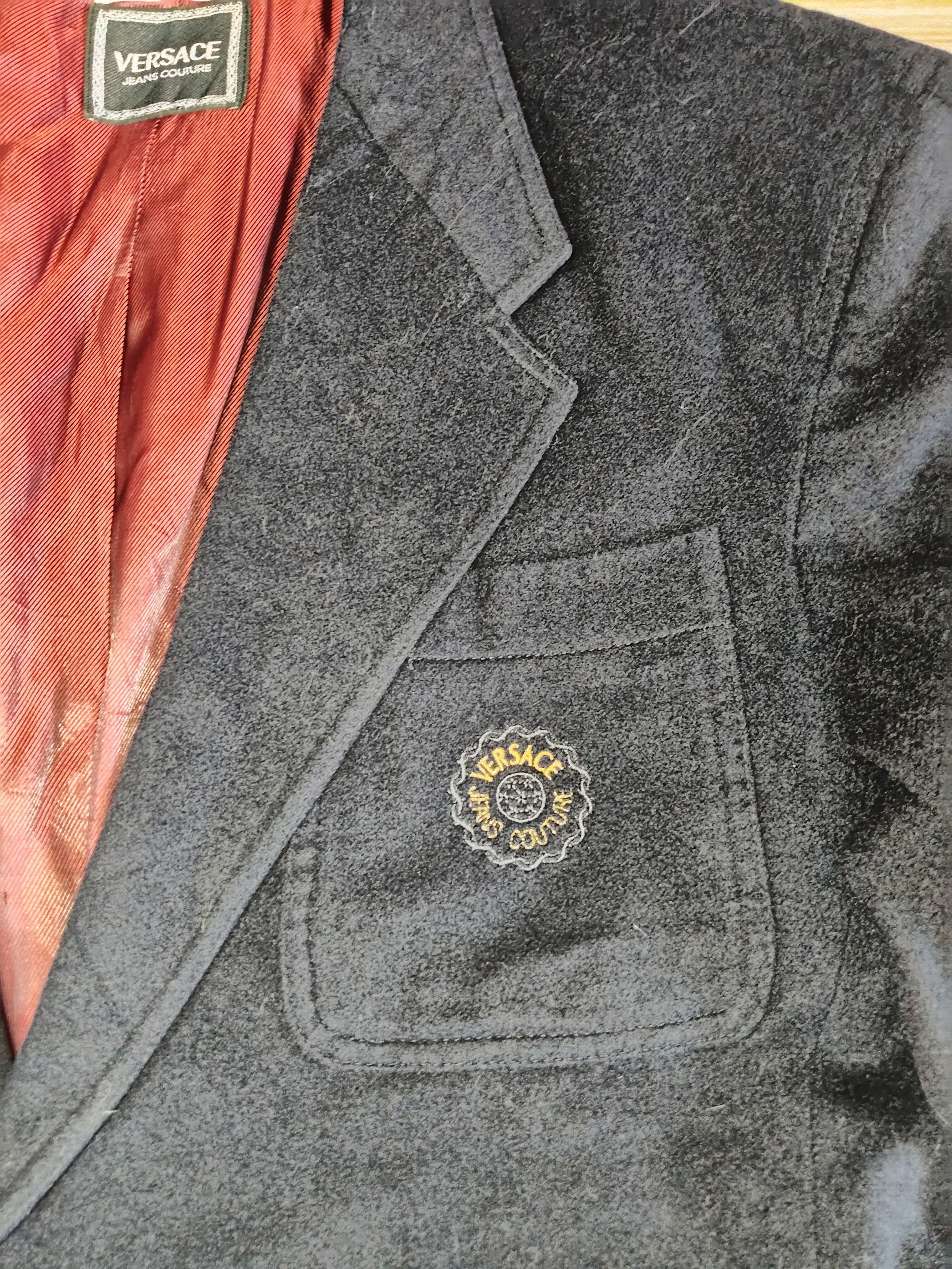 Versace VERSACE JEANS COUTURE Wool Coat Size L / US 10 / IT 46 - 3 Thumbnail