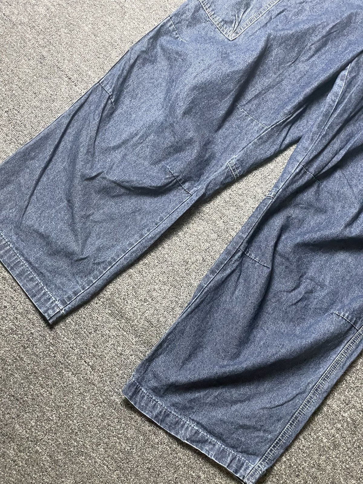 Converse × Vintage CONVERSE Wide Baggy Cargo Jeans (112) Size US 35 - 2 Thumbnail