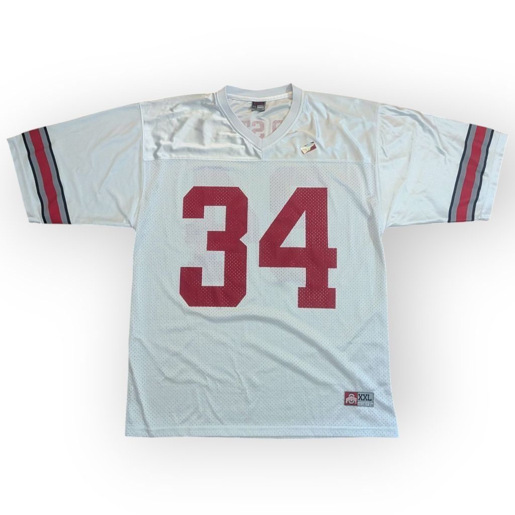 Nike Ohio State Buckeyes Jersey #34 XXL white tOSU Size US XXL / EU 58 / 5 - 1 Thumbnail