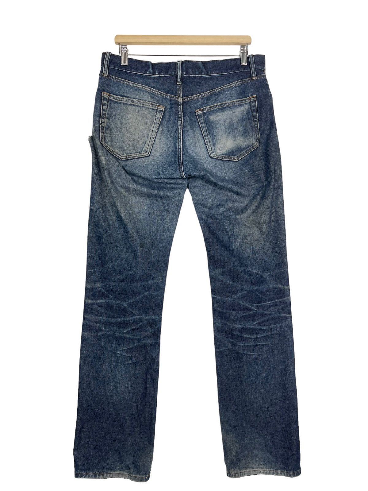 Japanese Brand UNIQLO UJ FLARE JEANS Size US 34 / EU 50 - 7 Thumbnail