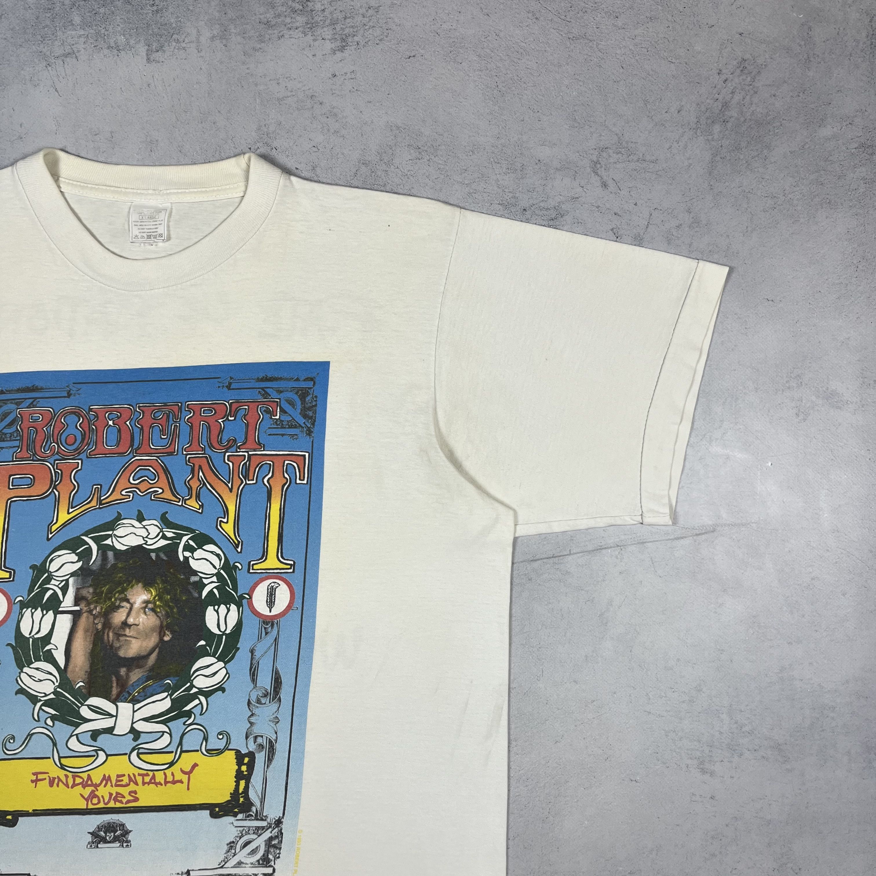 Band Tees Vintage Robert Plant “Fate Of Nations” Tour T Shirt 1993 Size US XL / EU 56 / 4 - 4 Thumbnail