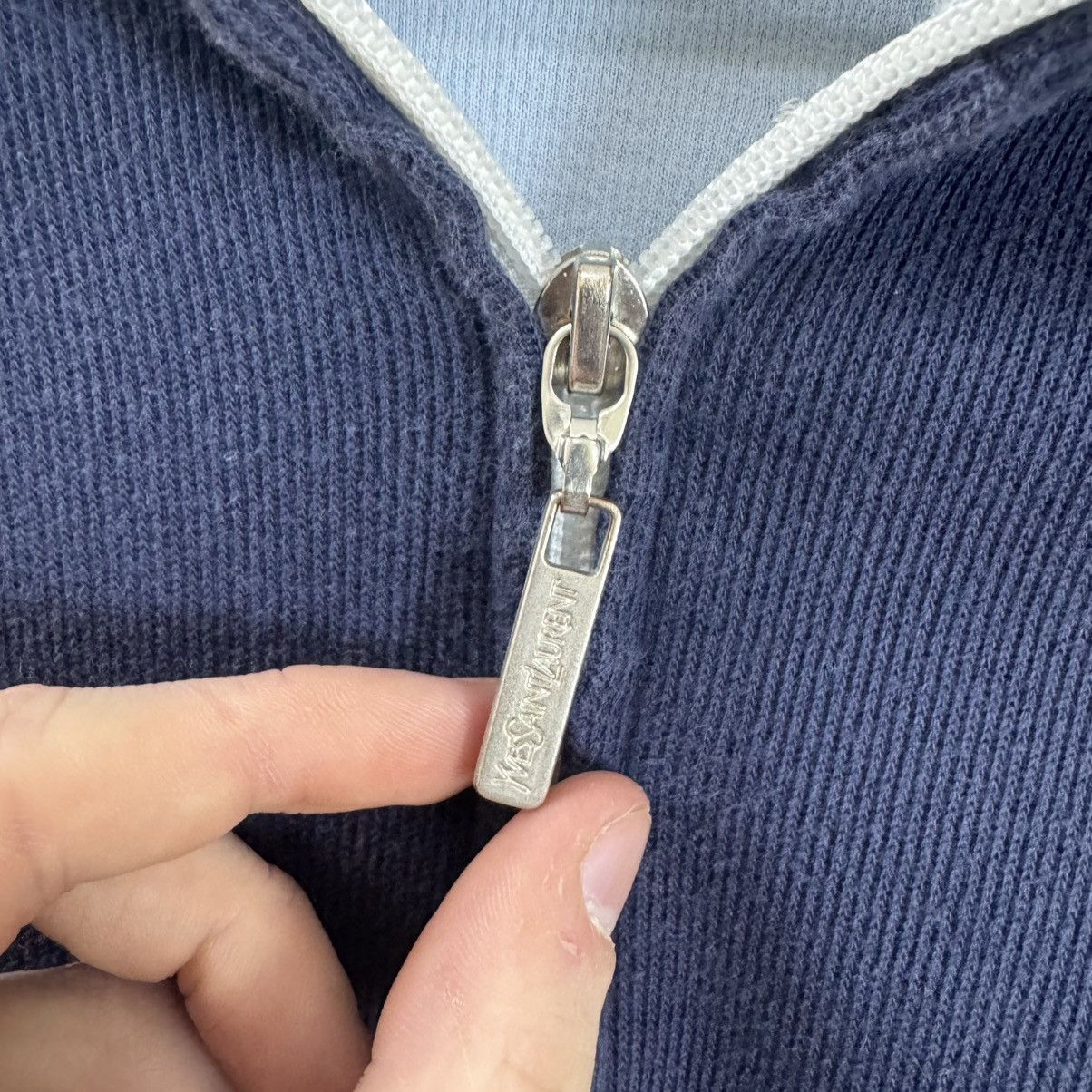 Yves Saint Laurent Vintage Yves Saint Lauren Zip Up Hoodie YSL Size US L / EU 52-54 / 3 - 6 Thumbnail