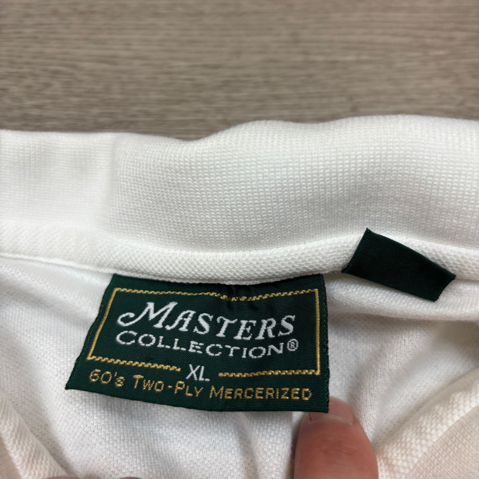 Vintage Vintage Masters Collection Pima Polo Shirt Men's XL Golf Size US XL / EU 56 / 4 - 4 Thumbnail