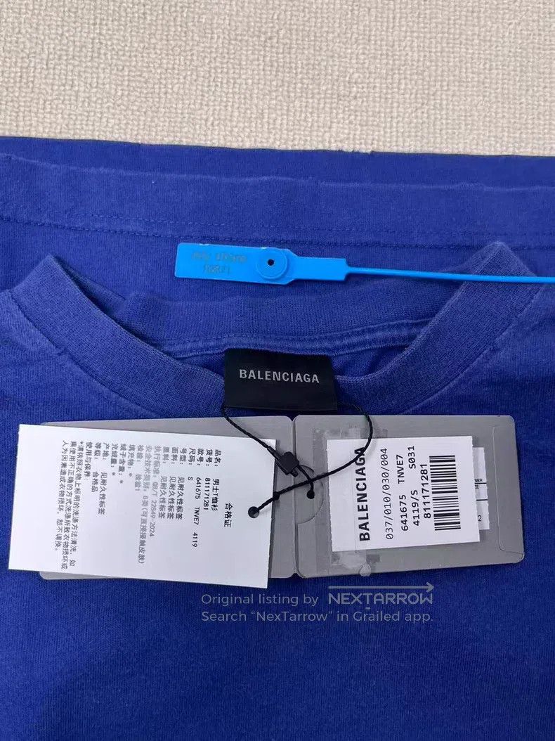 Balenciaga Balenciaga Letter Logo Printed Crewneck Short Sleeve Size US S / EU 44-46 / 1 - 4 Thumbnail