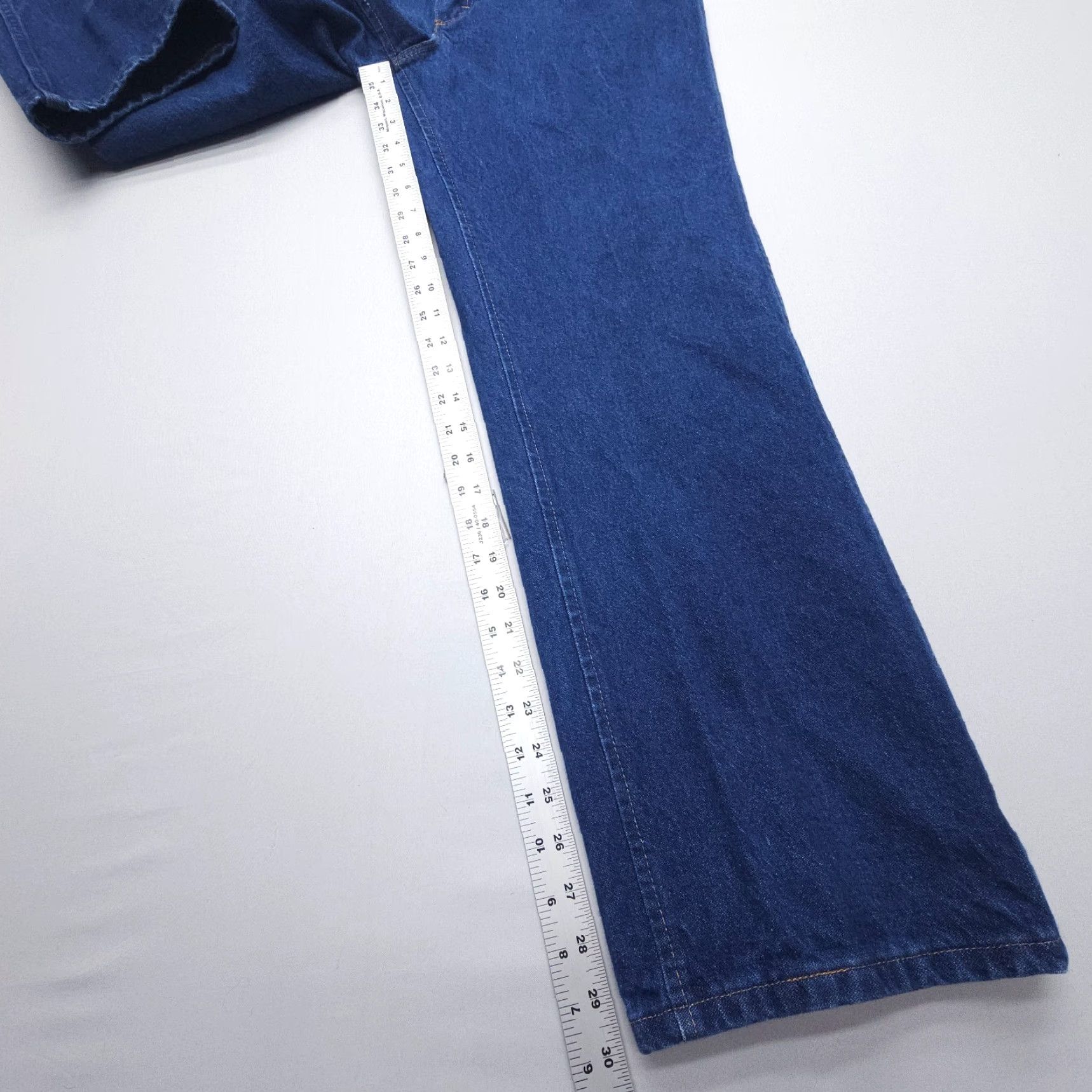 Wrangler Wrangler Cowboy Cut Premium Performance Slim Fit Jeans Mens 36 x 30 Blue Heavy Denim 5-Pocket USA Theme Cowboy Size US 36 / EU 52 - 4 Thumbnail
