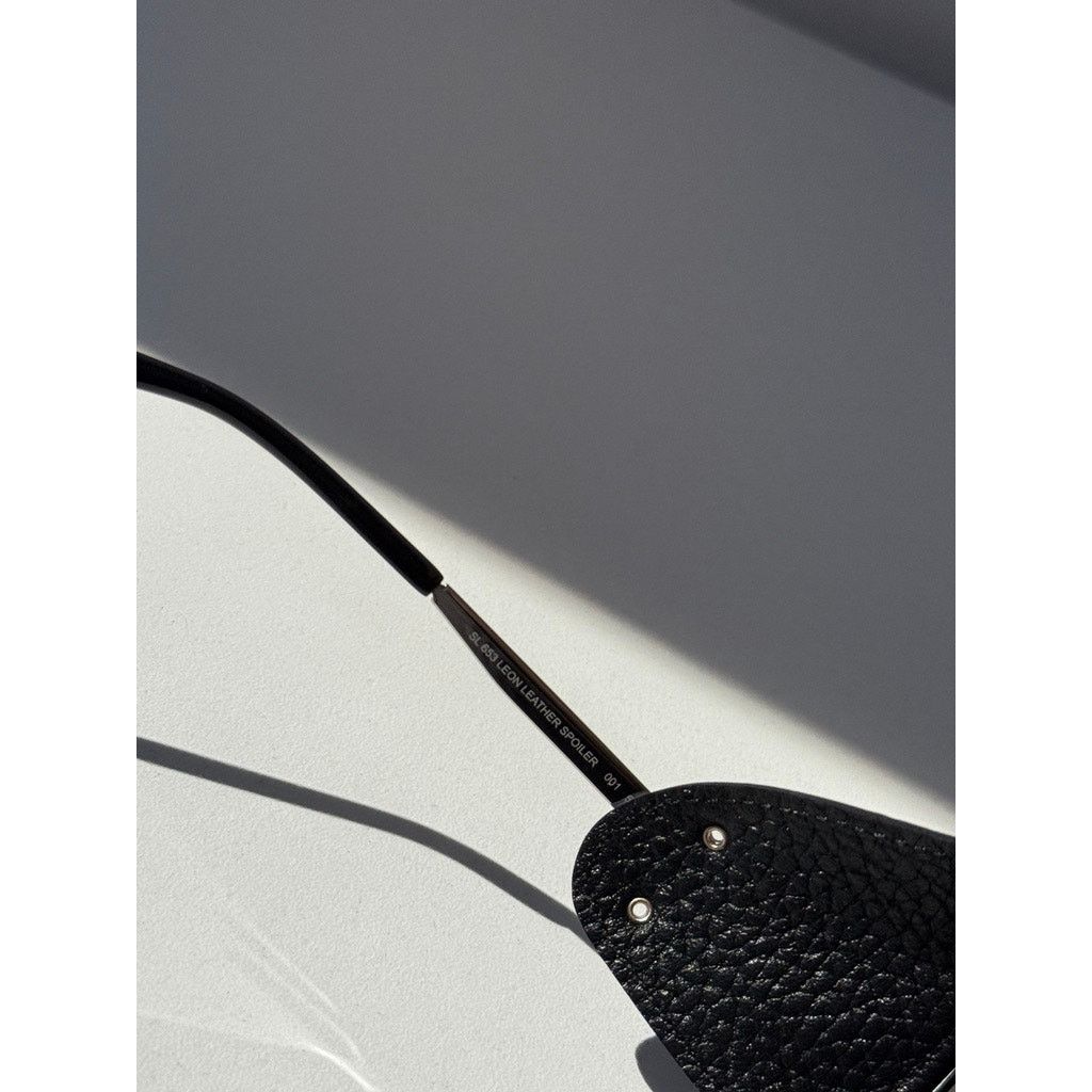 Saint Laurent Paris Saint Laurent SL653 Leon Shield Aviator Sunglasses Silver Size ONE SIZE - 7 Thumbnail