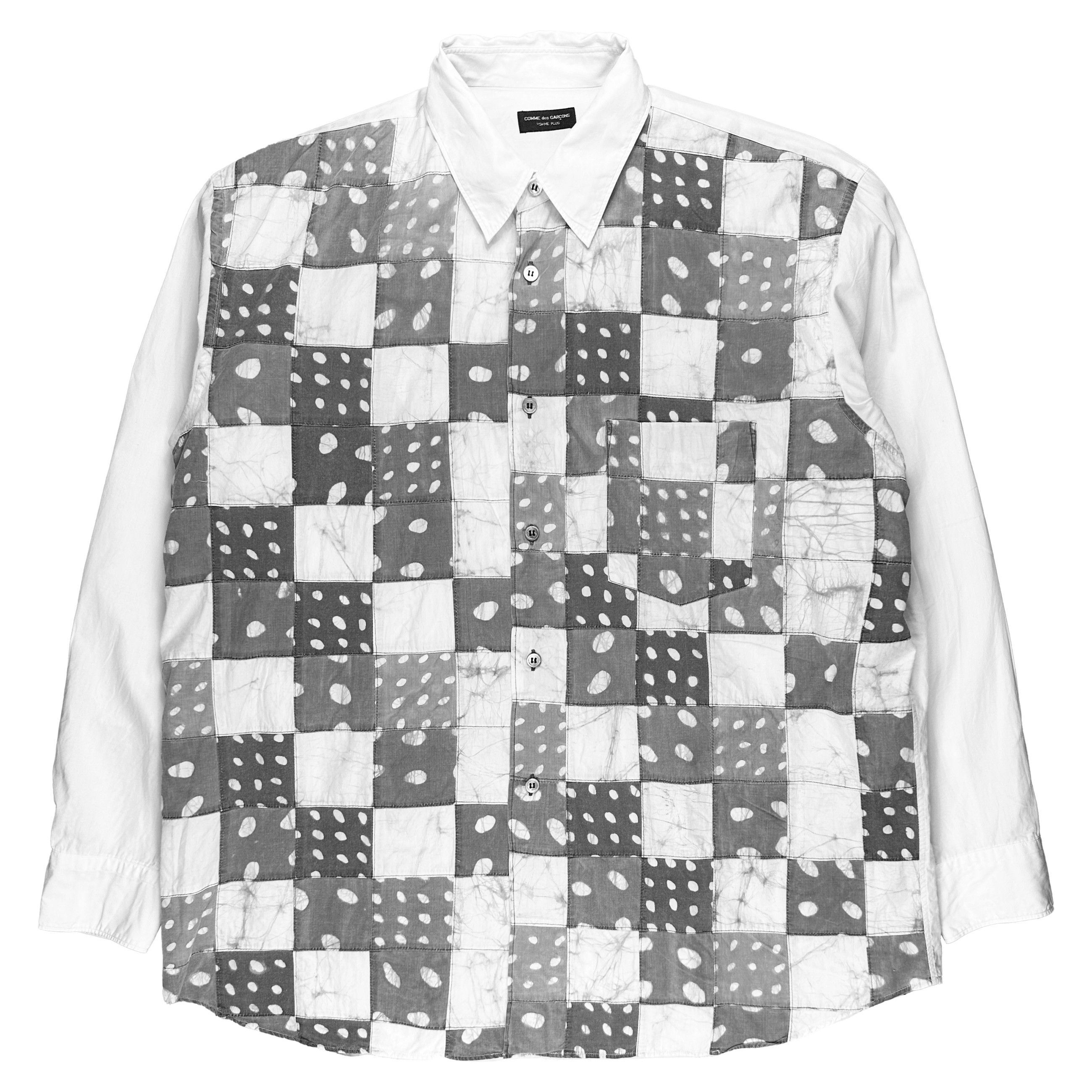 Comme des Garcons Homme Plus AD2000 Gobelin Patchwork Shirt Size US M / EU 48-50 / 2 - 1 Preview