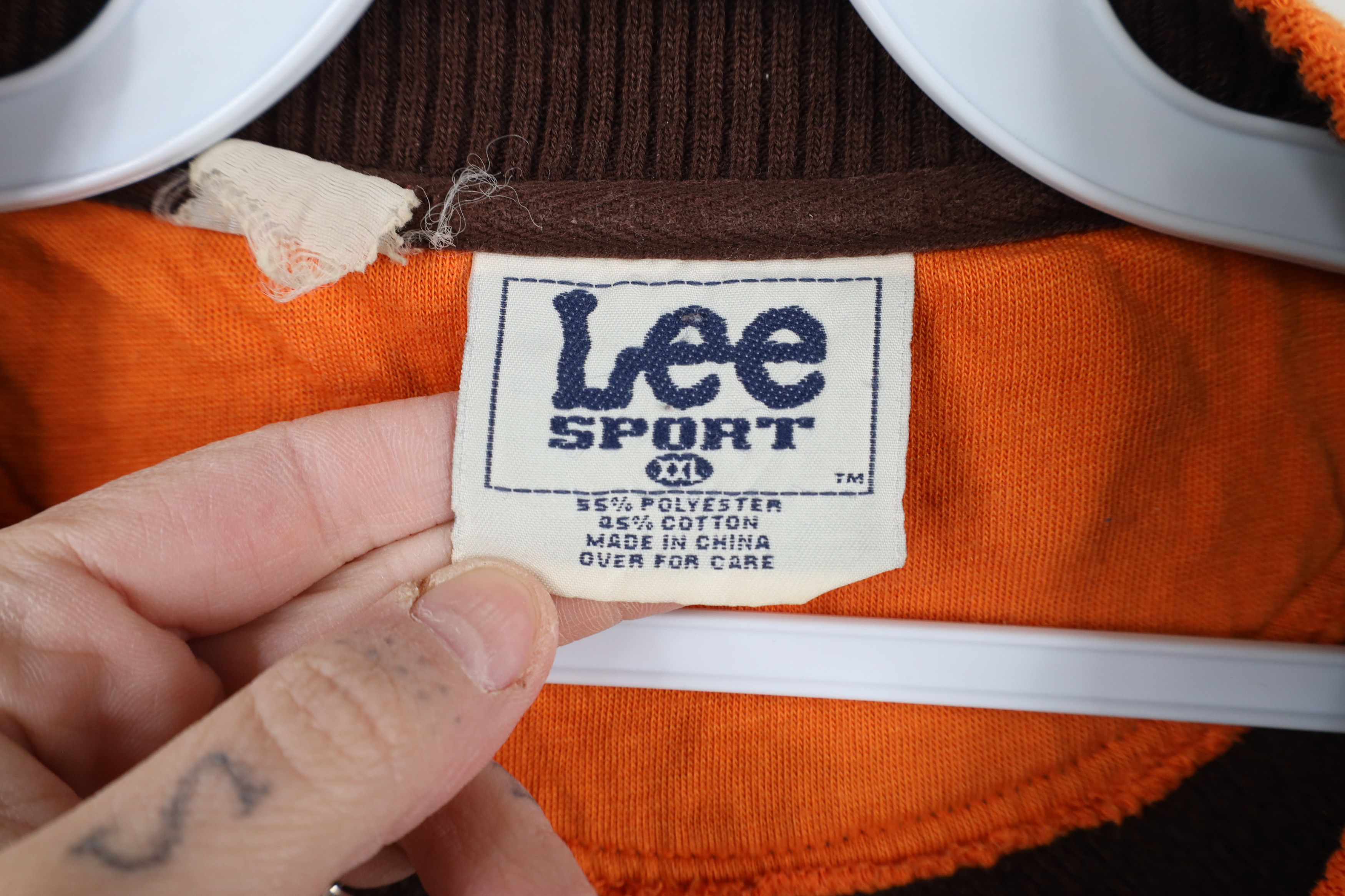 Vintage Vintage 90s Spell Heavy Cleveland Browns Football Sweatshirt Size US XXL / EU 58 / 5 - 9 Thumbnail