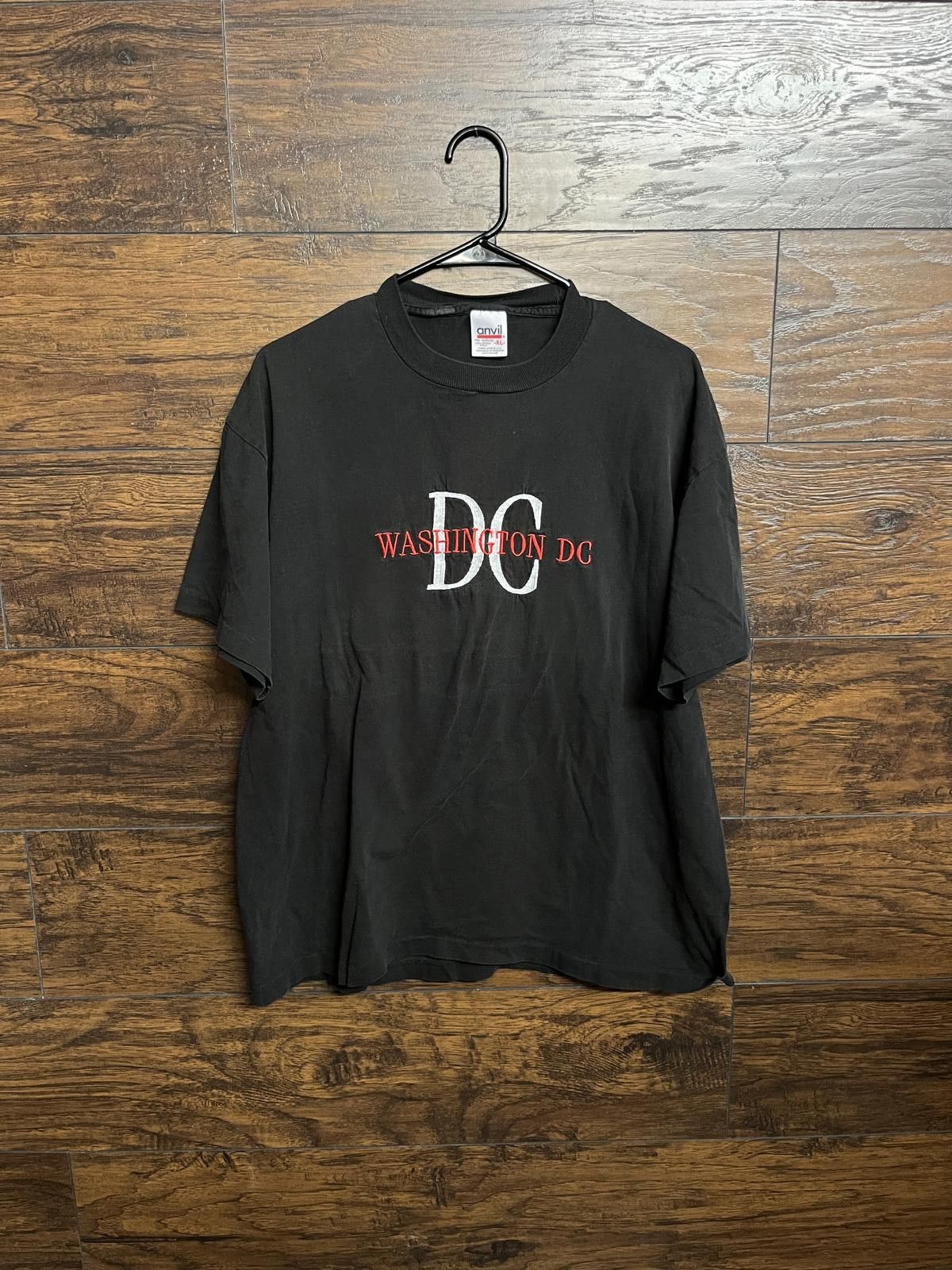 Anvil Vintage Washington DC T-shirt - 1990s Single Stitch - XL Size US XL / EU 56 / 4 - 1 Thumbnail