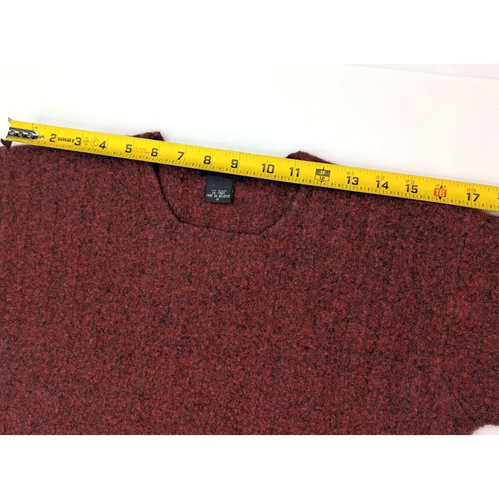 Banana Republic Banana Republic Sweater Womens M Red Wool Blend Flannel Pullover Women Orange Thermal Size M / US 6-8 / IT 42-44 - 6 Thumbnail