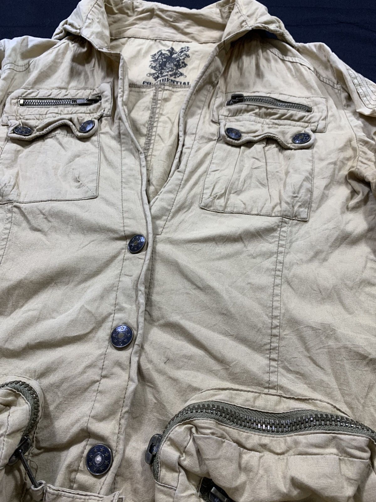 GOA G.O.A STYLE BONDAGE JACKET VERY NICE FADED Size US S / EU 44-46 / 1 - 4 Thumbnail