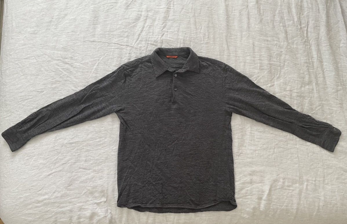 Barena Venezia Barena Venezia Long Sleeve Wool Top Dark Grey / Charcoal Size US M / EU 48-50 / 2 - 2 Thumbnail