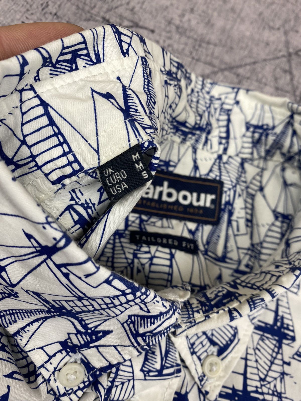 Barbour × Vintage Barbour Button Up Shirt Size S Size US S / EU 44-46 / 1 - 9 Thumbnail