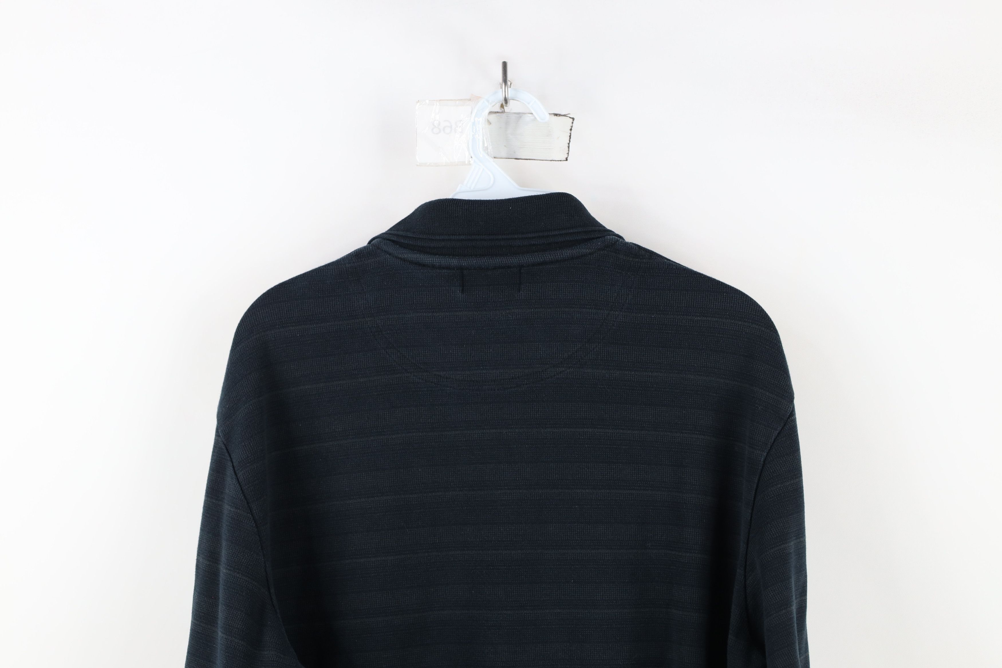 Vintage Vintage 90s Streetwear Thermal Knit Long Sleeve Rugby Polo Size US L / EU 52-54 / 3 - 11 Thumbnail