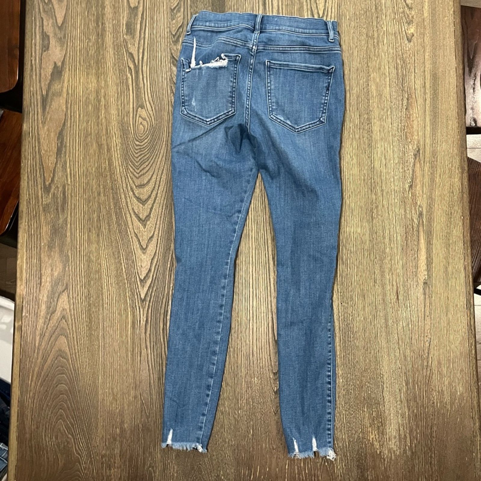 Express Express Jeans Ankle Legging High Rise Hyper Stretch Size 27" / US 4 / IT 40 - 10 Thumbnail
