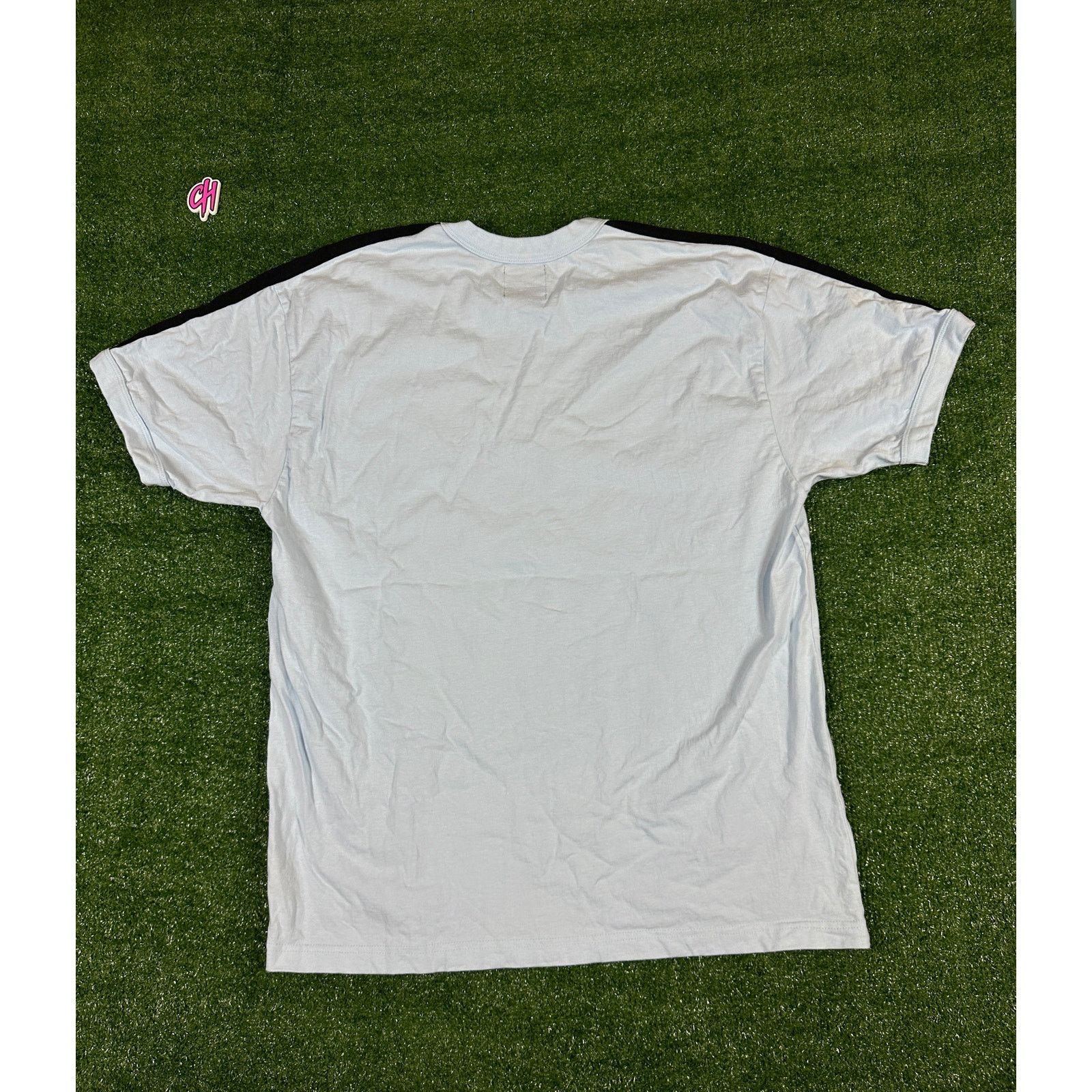 Warren Lotas Warren Lotas Crossed Scythe Light Blue Ringer T-Shirt (USED) Size US XXL / EU 58 / 5 - 4 Thumbnail